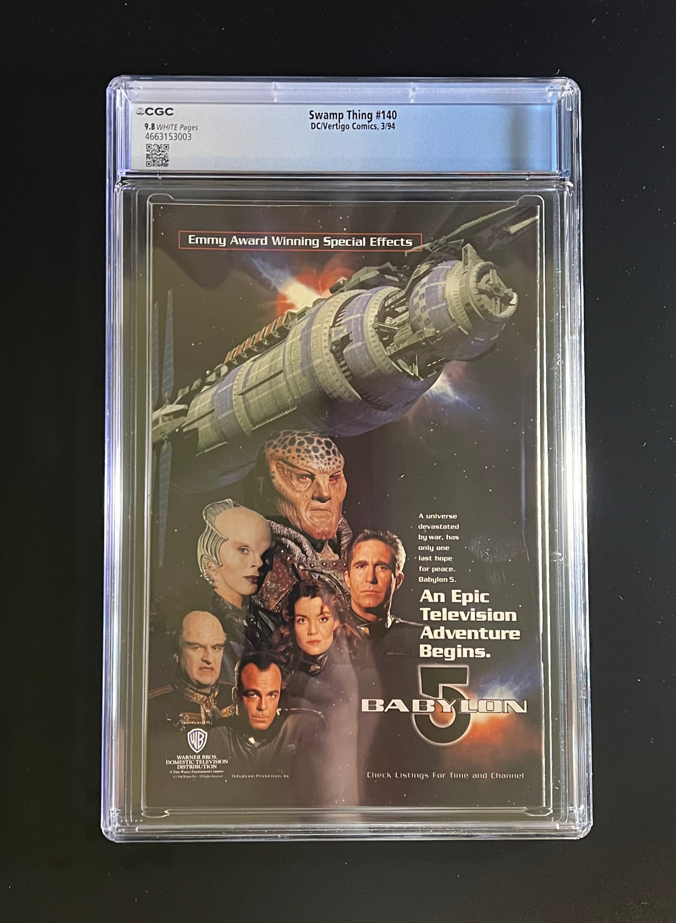 Swamp Thing #140 - DC/Vertigo_Grant Morrison & Mark Millar 03/94 (CGC 9.8 White Pages)