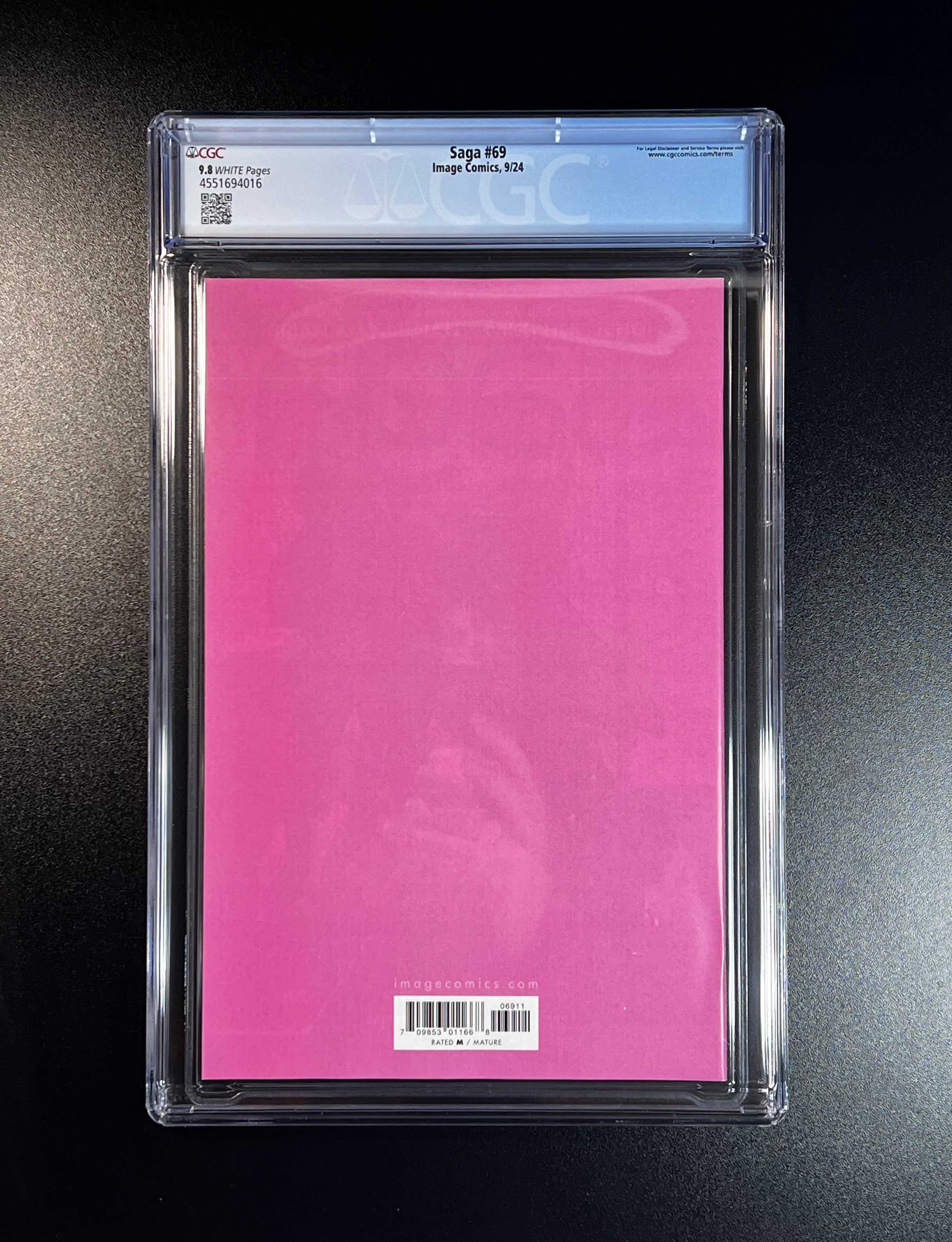 Saga #69 *Risqué Issue #69 Cover -  Image Comics 09/24 (CGC 9.8 White Pages)