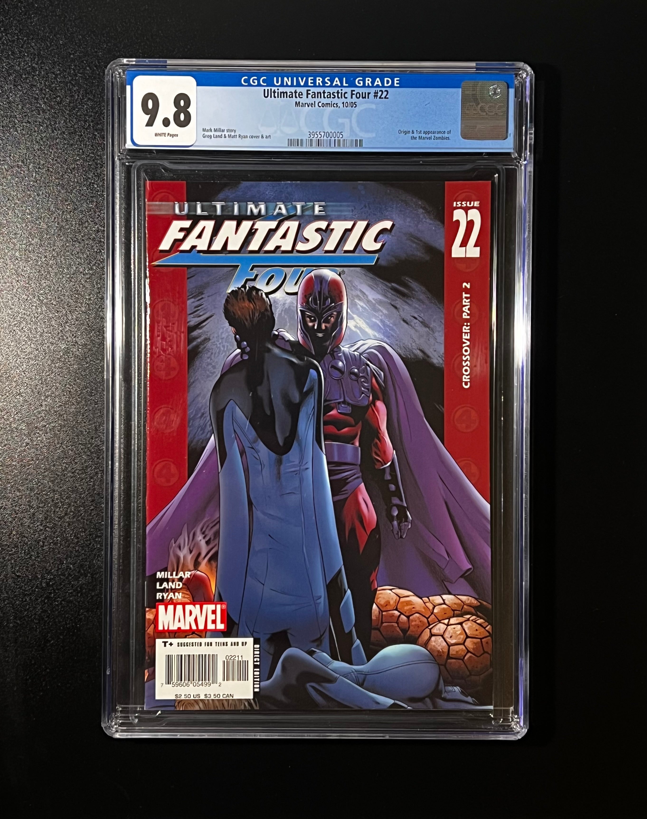 Ultimate Fantastic Four #22 - Marvel Comics 10/05 (CGC 9.8 White Pages)
