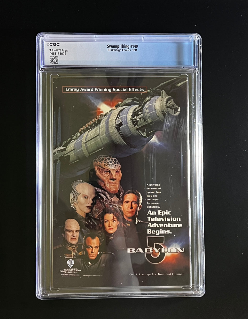 Swamp Thing #140 - DC/Vertigo_Grant Morrison & Mark Millar 03/94 (CGC 9.8 White Pages) *2