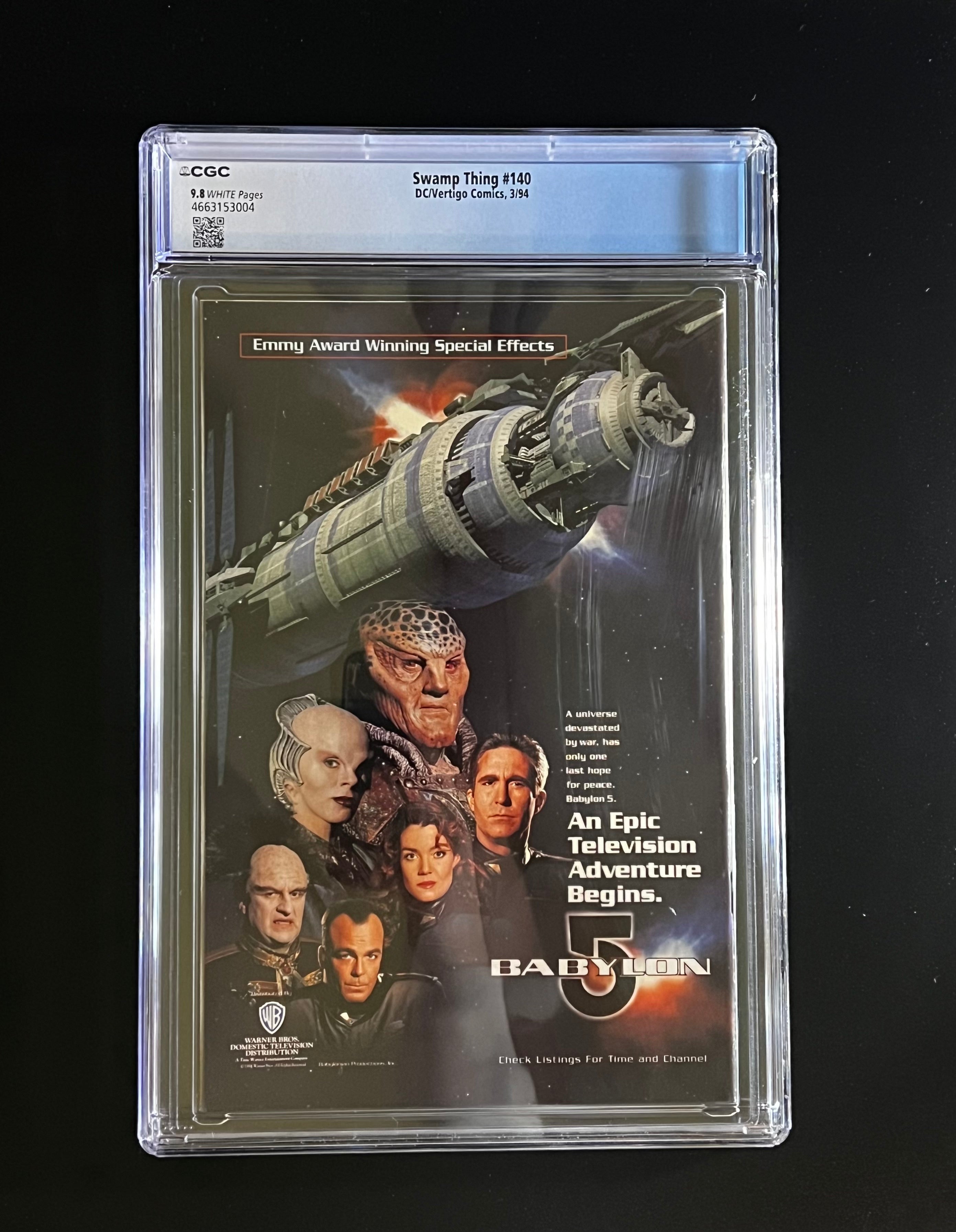 Swamp Thing #140 - DC/Vertigo_Grant Morrison & Mark Millar 03/94 (CGC 9.8 White Pages) *2