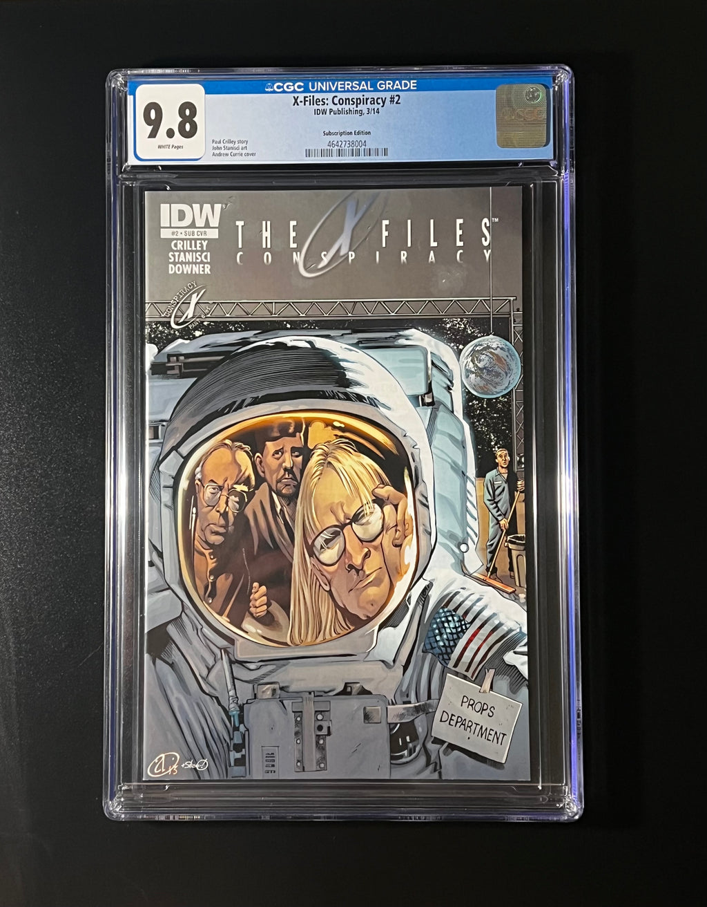 Lone Gunmen 3x (CGC 9.8_White Pages) Lone Gunmen #1, X-Files Conspiracy #1 & #2 Variants