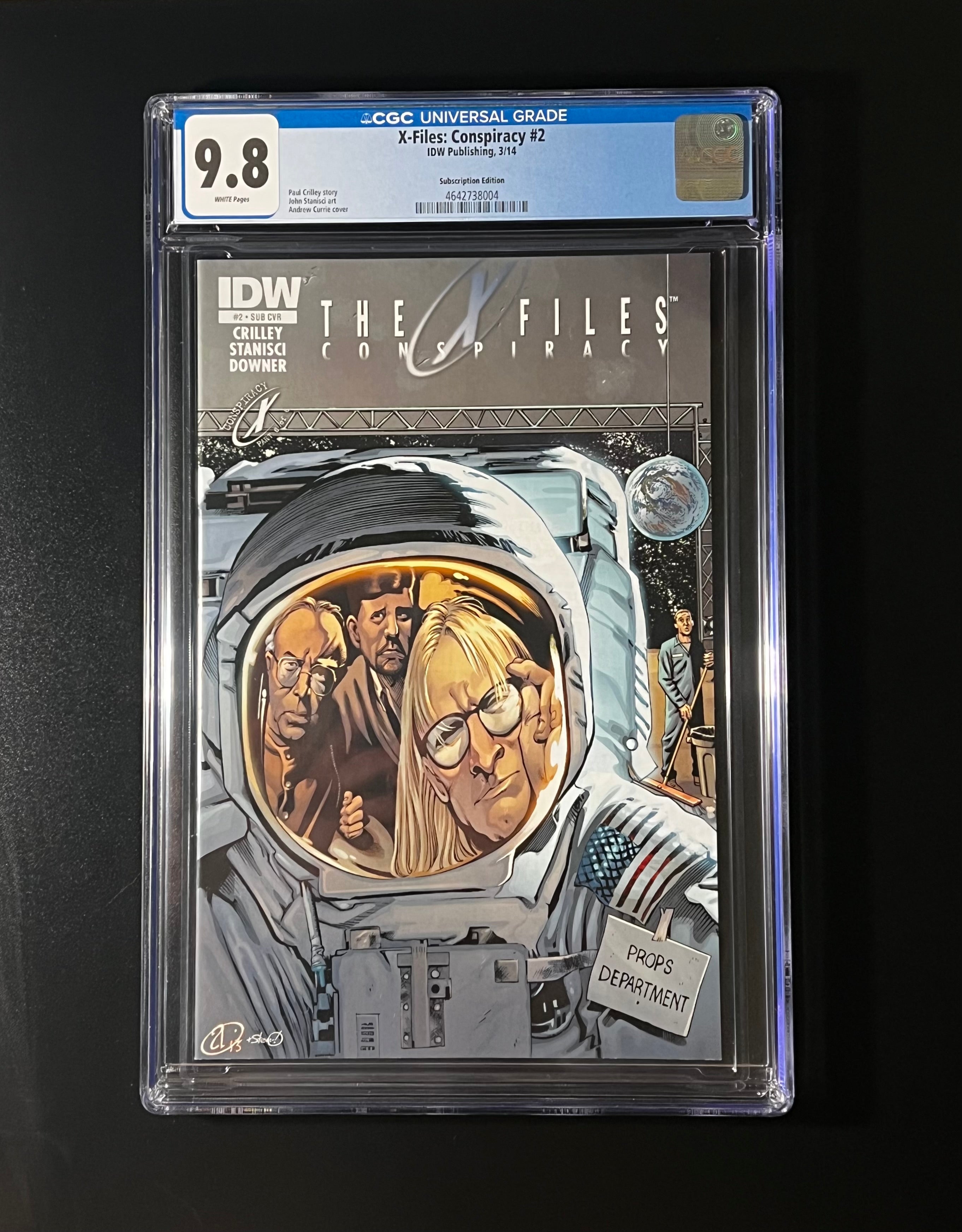 Lone Gunmen 3x (CGC 9.8_White Pages) Lone Gunmen #1, X-Files Conspiracy #1 & #2 Variants