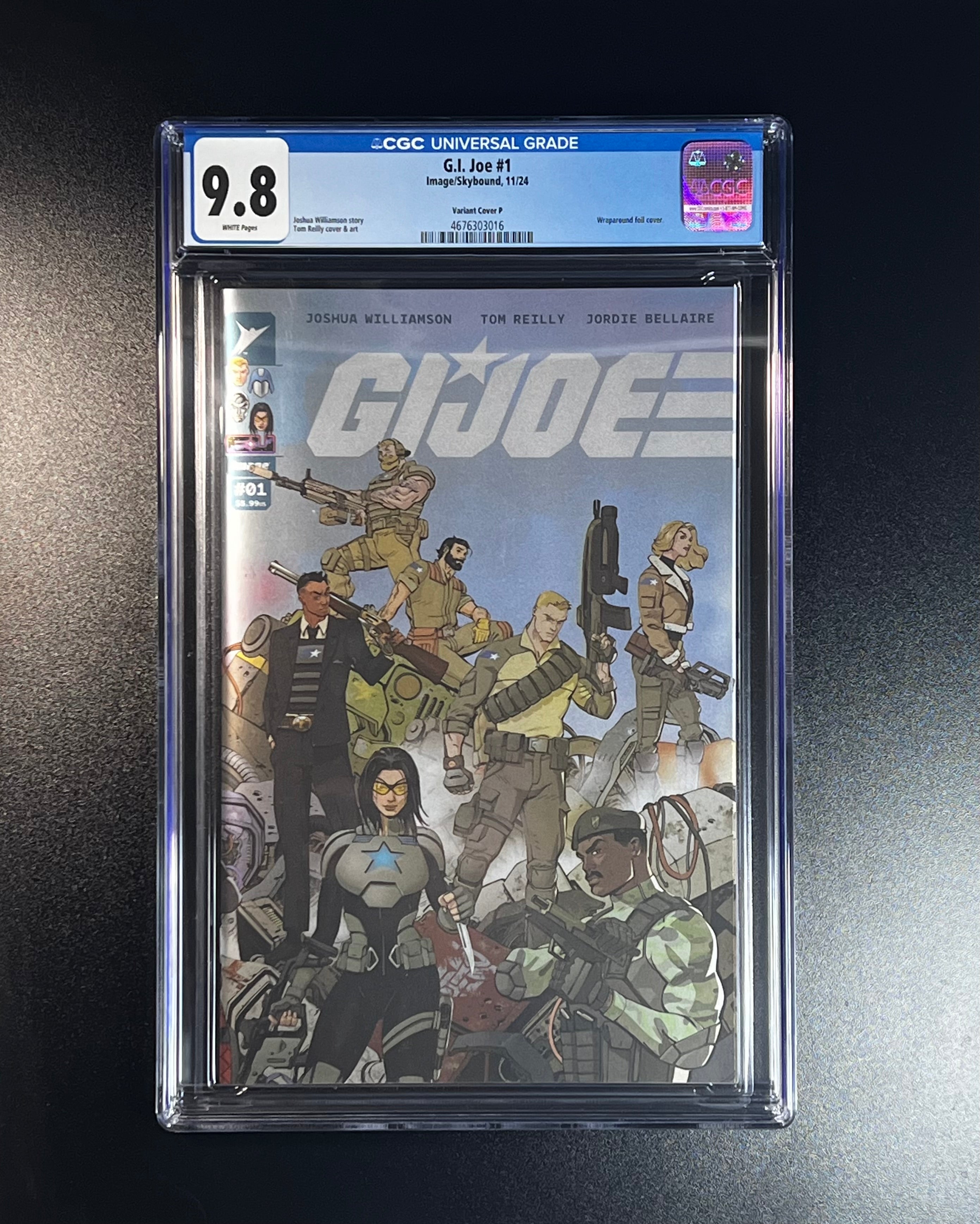 G.I. Joe #1 *Cover P Tom Reilly Wraparound Foil Variant - Image Comics 11/24 (CGC 9.8 White Pages)