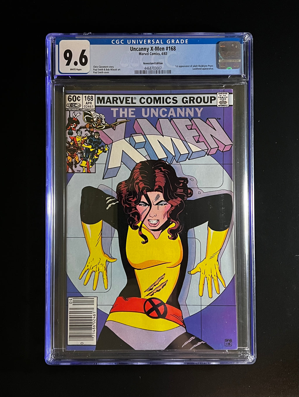 Uncanny X-Men #168 *NEWSSTAND - Marvel Comics 04/83 (CGC 9.6 White Pages)