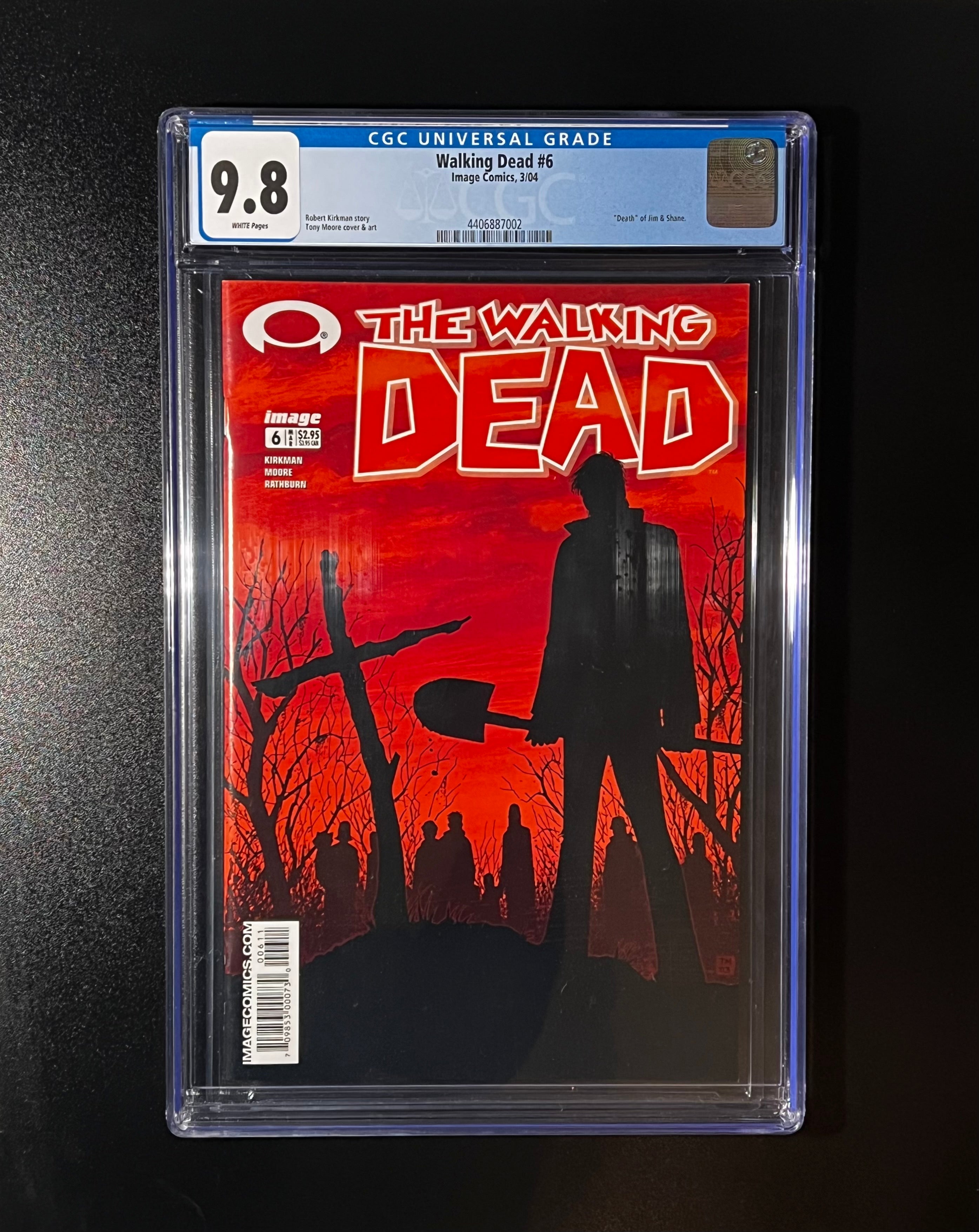 The Walking Dead #6 - 1st Print - Image Comics 03/04 (CGC 9.8 White Pages)