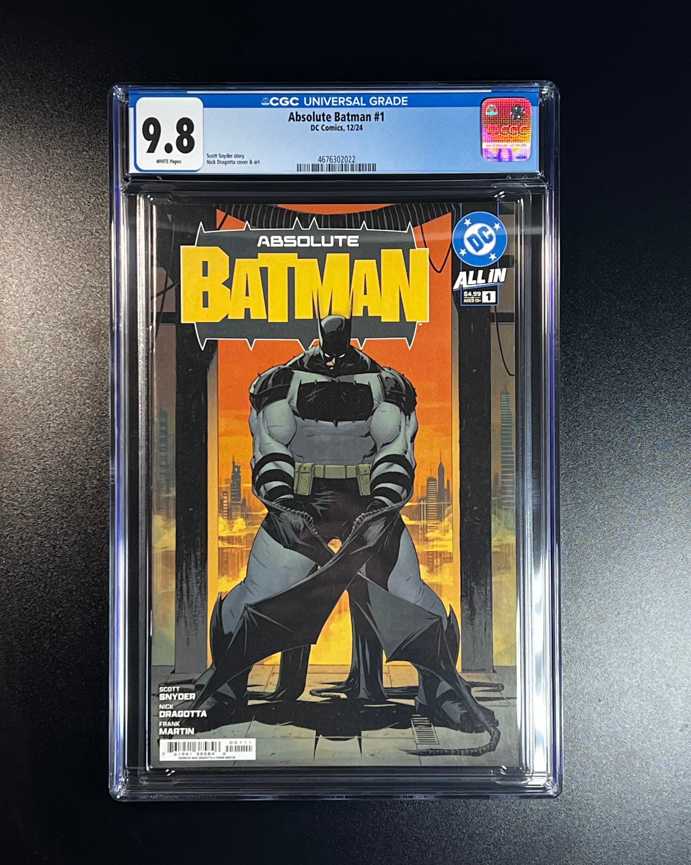Absolute Batman #1 *Cover A 1st Print <Scott Snyder & Nick Dragotta> - DC Comics 12/24 (CGC 9.8 White Pages)