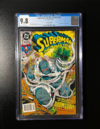Superman: The Man of Steel #18 *NEWSSTAND - D.C. Comics 12/92 (CGC 9.8 White Pages)
