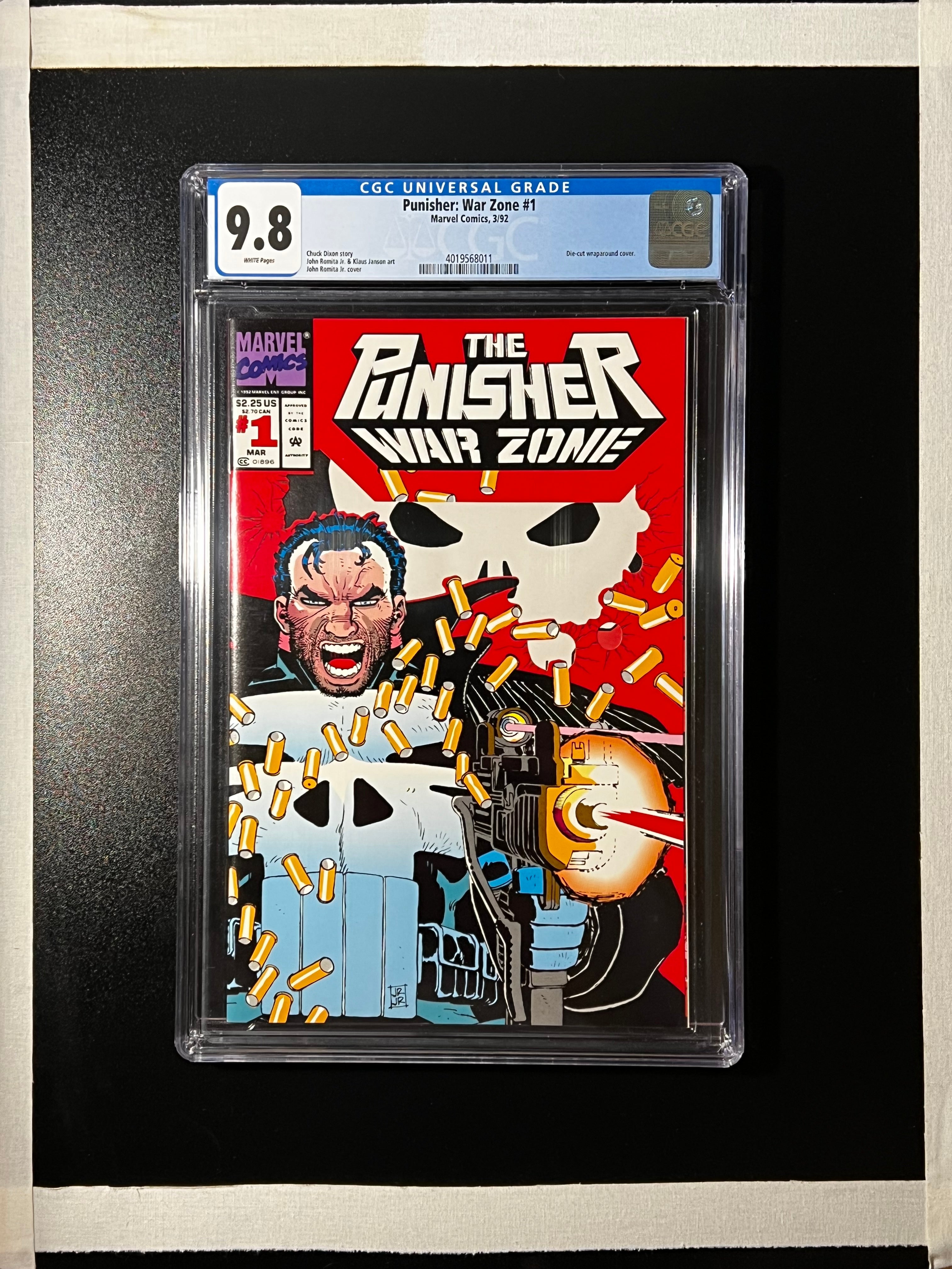 The Punisher: Ware Zone #1 *NEWSSTAND - Marvel Comics 03/92 (CGC 9.8 White Pages)