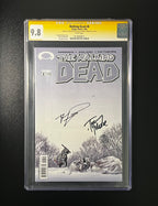 The Walking Dead #8 - 1st Print Image Comics 05/04 (CGC 9.8 Signature Series White Pages) - Signed by Tony Moore and Robert Kirkman