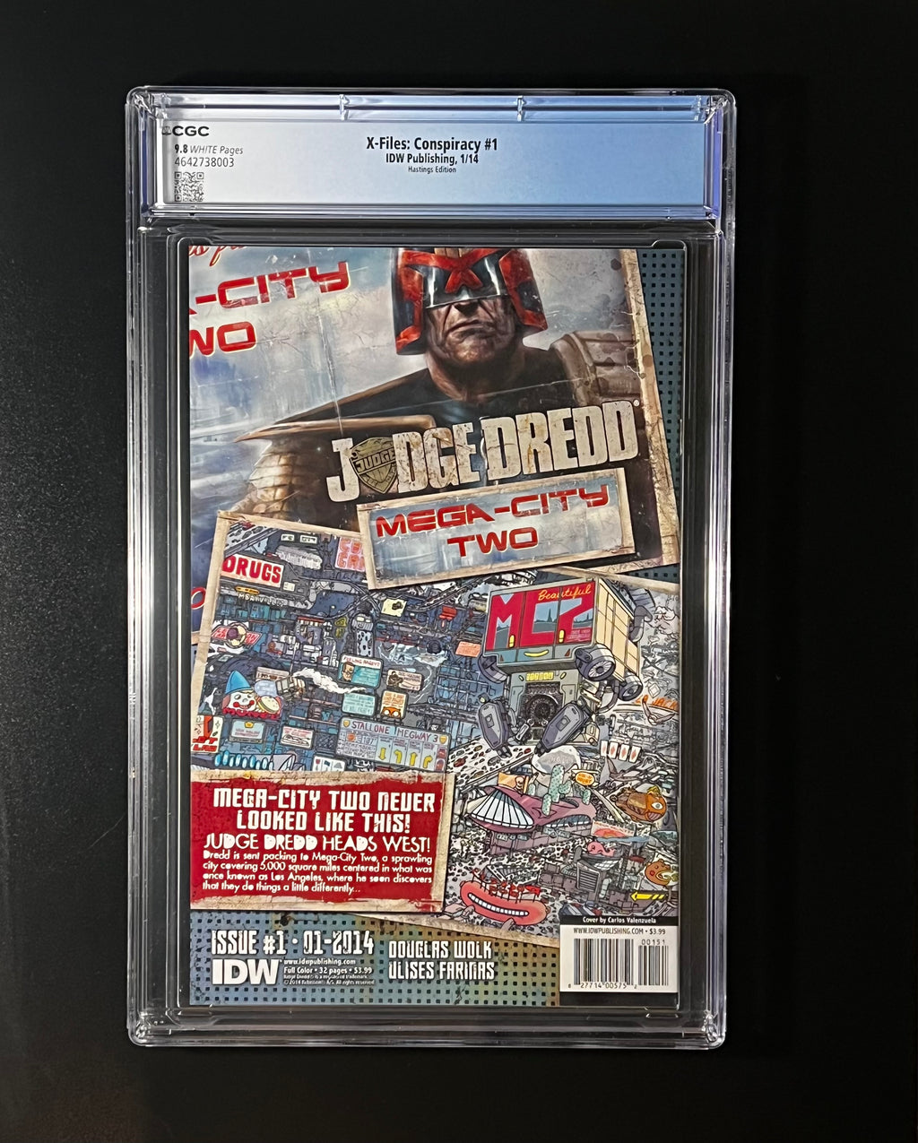 Lone Gunmen 3x (CGC 9.8_White Pages) Lone Gunmen #1, X-Files Conspiracy #1 & #2 Variants