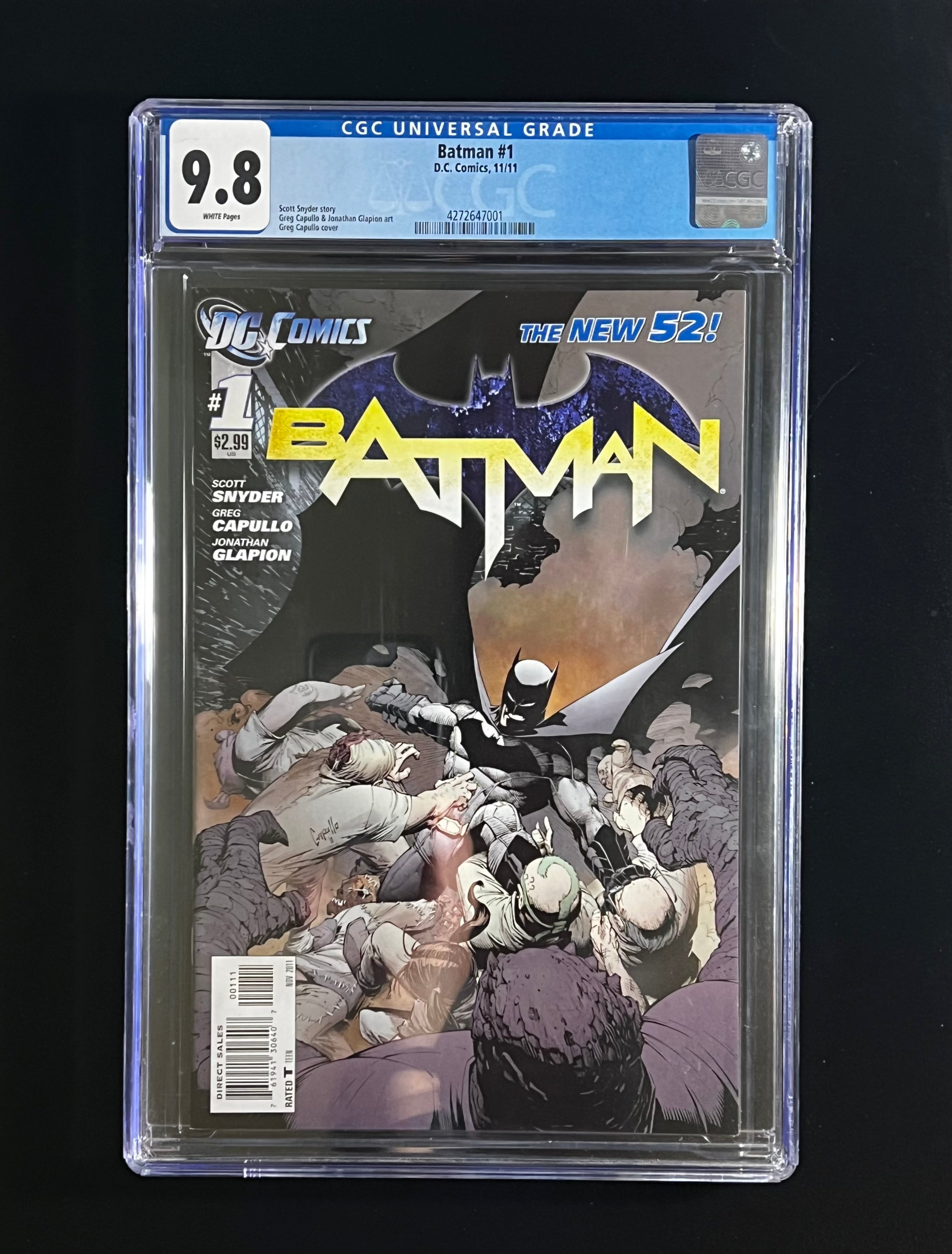 Batman #1 *The New 52 - D.C. Comics 11/11 (CGC 9.8 White Pages)