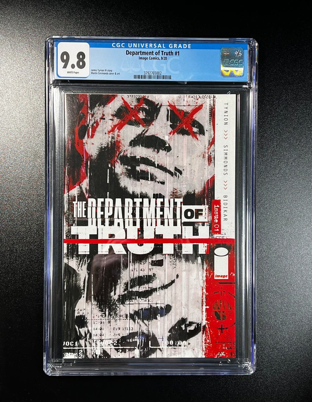 Department of Truth #1 *James Tynion IV Story - Image Comics 09/20 (CGC 9.8 White Pages)