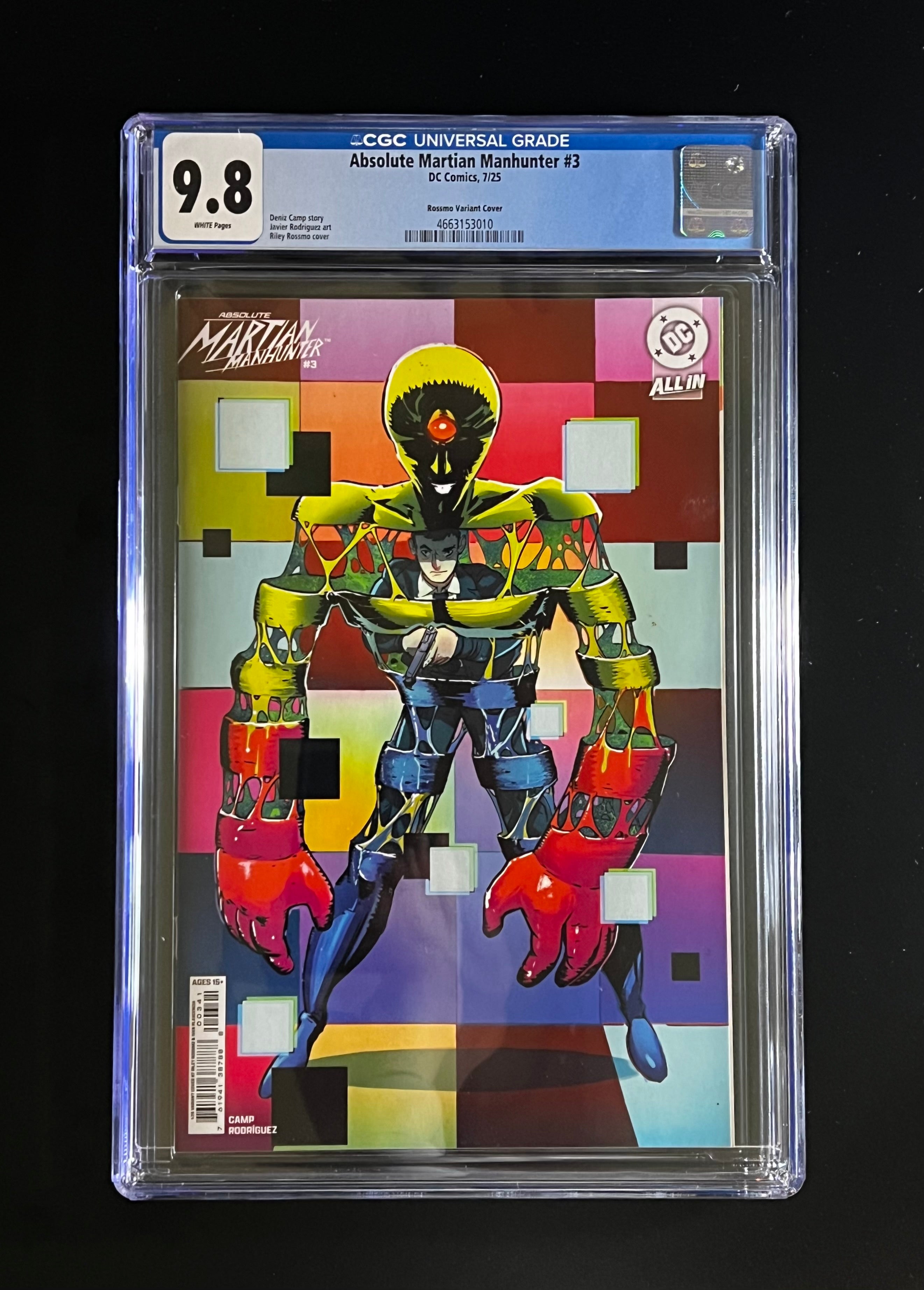 Absolute Martian Manhunter #3 *1:25 Riley Rossmo Card Stock Variant Cover - DC Comics 07/25 (CGC 9.8 White Pages)