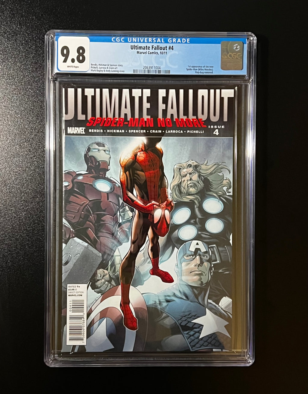 Ultimate Fallout #4 - 1st Print - Marvel Comics 10/11 (CGC 9.8 White Pages)