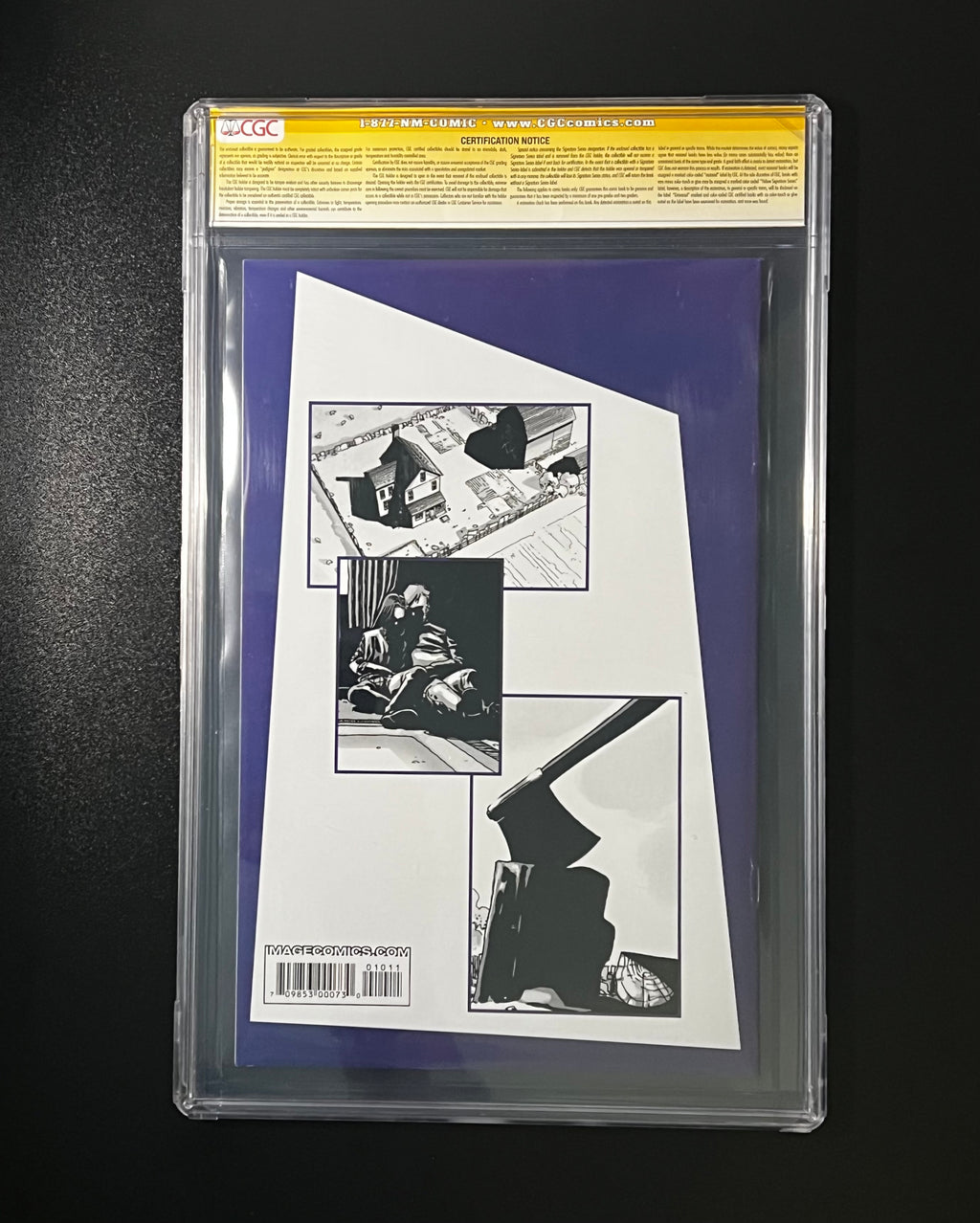 The Walking Dead #10 - 1st Print Image Comics 07/04 (CGC 9.8 Signature Series White Pages) - Signed by Charlie Adlard