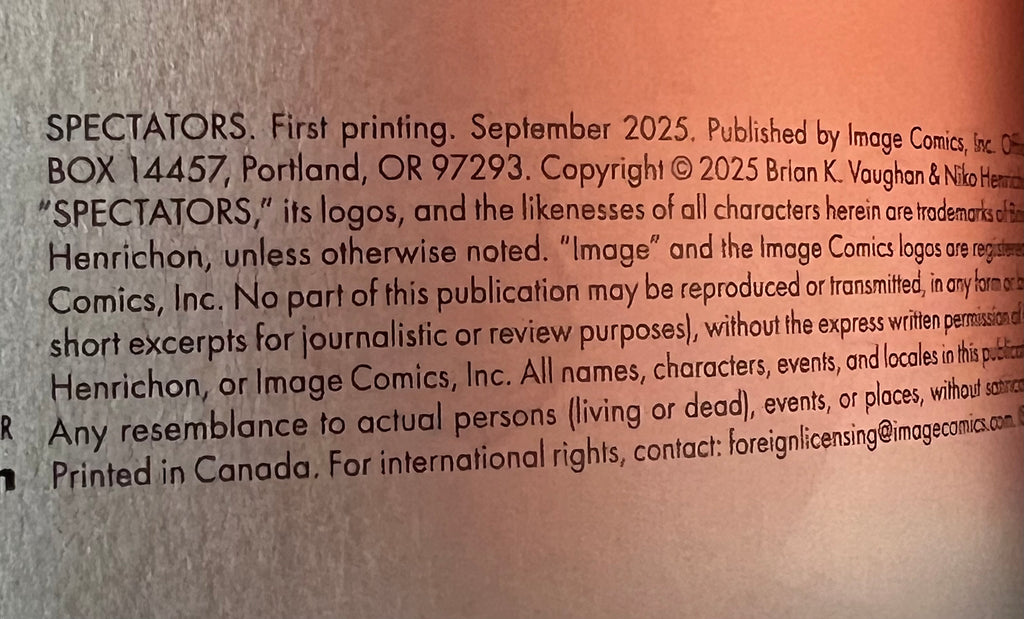 Brian K. Vaughan Collector Set - We Stand on Guard #1 CGC 9.8 WP & Image Trade Paper Back "Spectators" w/ 2x signed Bookplate
