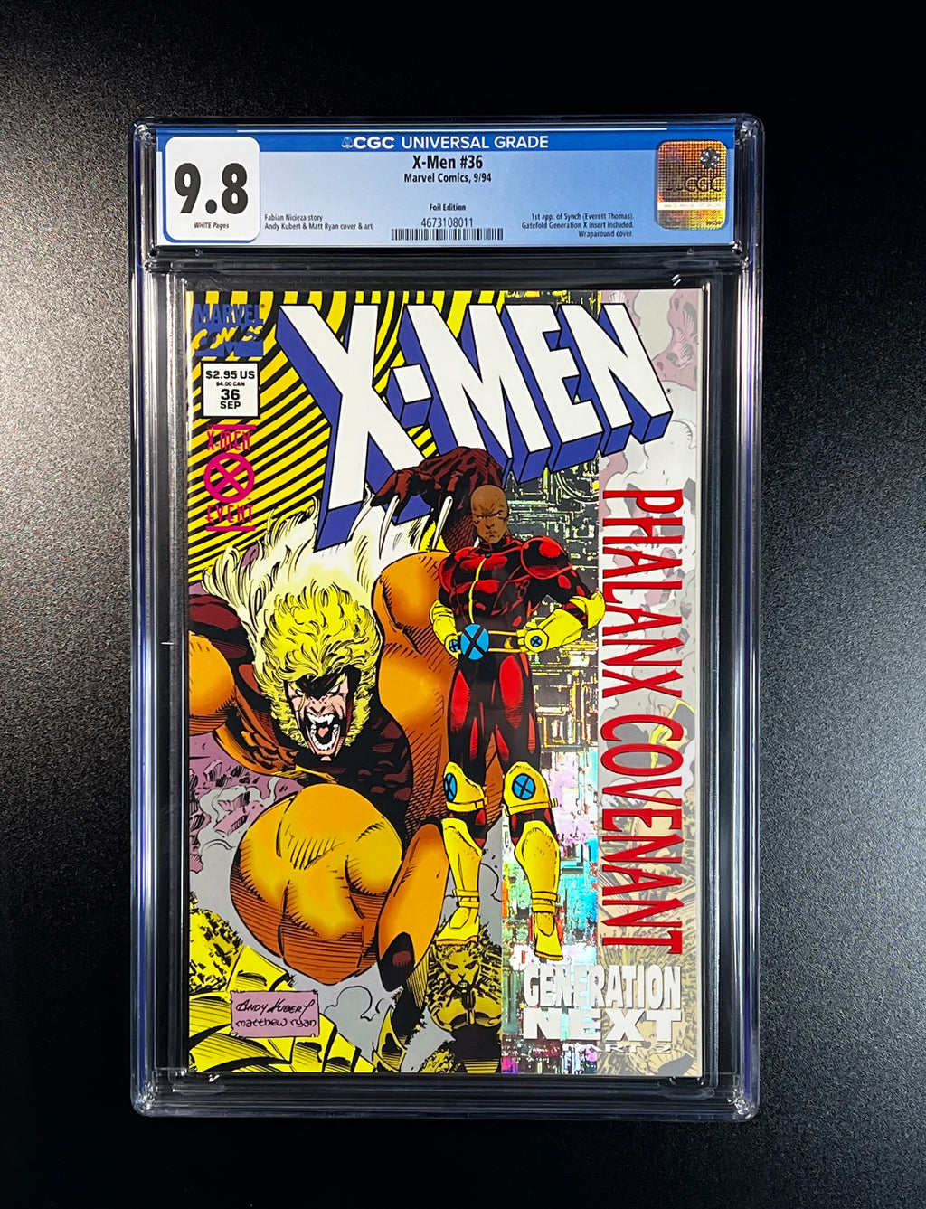 X-Men #36 *"Generation Next" - Marvel Comics 09/94 (CGC 9.8 White Pages)