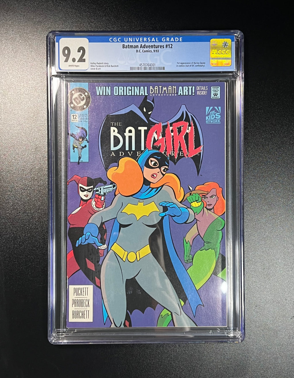 Batman Adventures #12 *1st Harley Quinn Appearance! - DC Comics 09/93 (CGC 9.2 White Pages)
