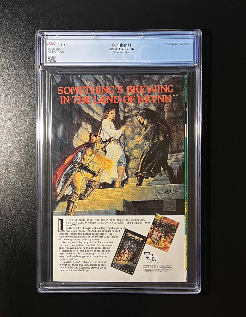 The Punisher #1 *NEWSSTAND - Marvel Comics 07/87 (CGC 9.8 White Pages)