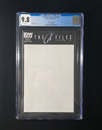 X-Files: Season 10 #18 - Subscription Edition_Partial Blank Cover (CGC 9.8 White Pages)