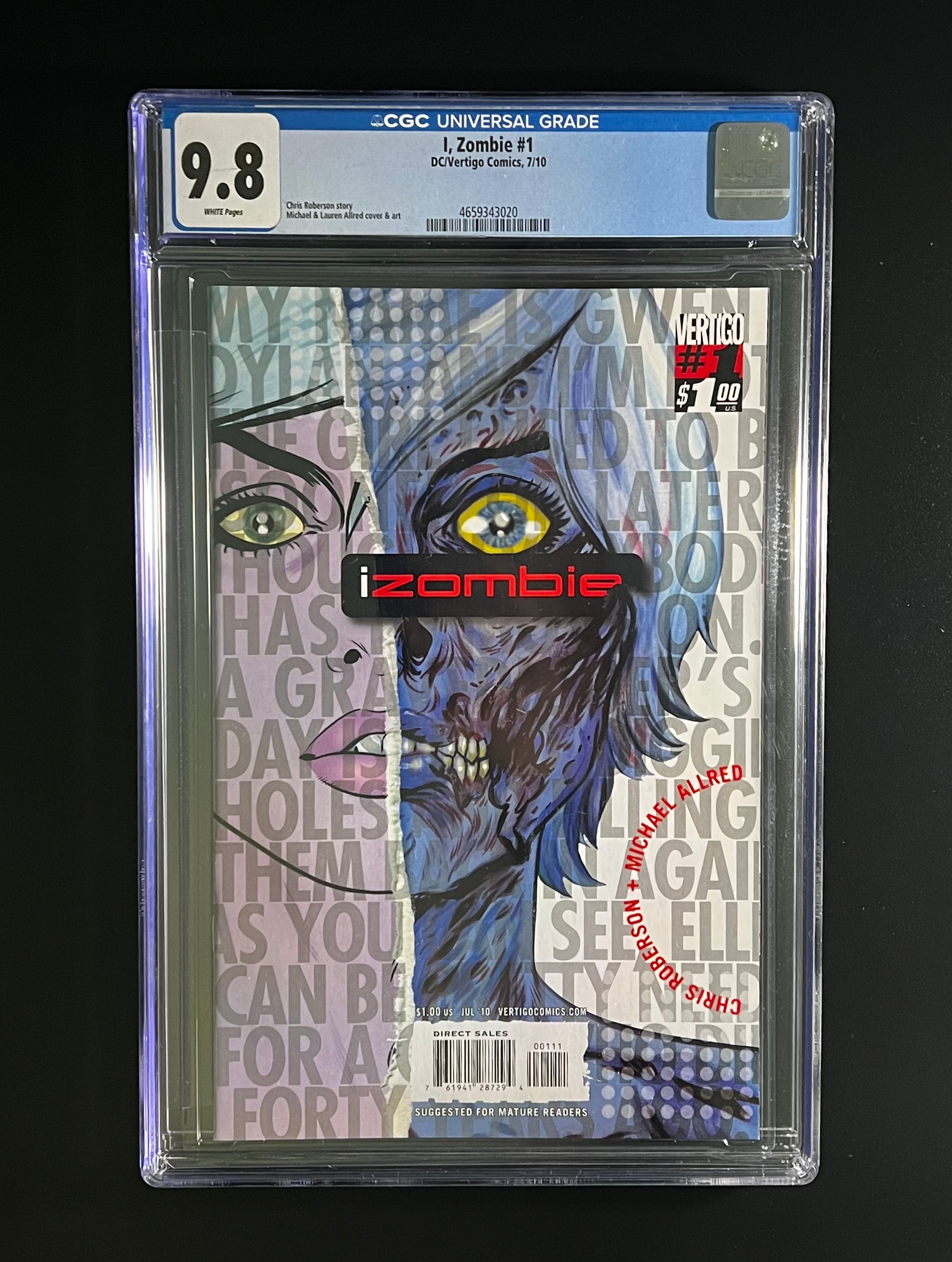 I, Zombie #1 - DC/Vertigo Comics 07/10 (CGC 9.8 White Pages) *TV Adaptation in 2015