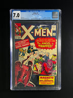 X-Men #5 *Stan Lee Story & Jack Kirby Art - Marvel Comics 05/64 (CGC 7.0 OFF-White to White Pages)