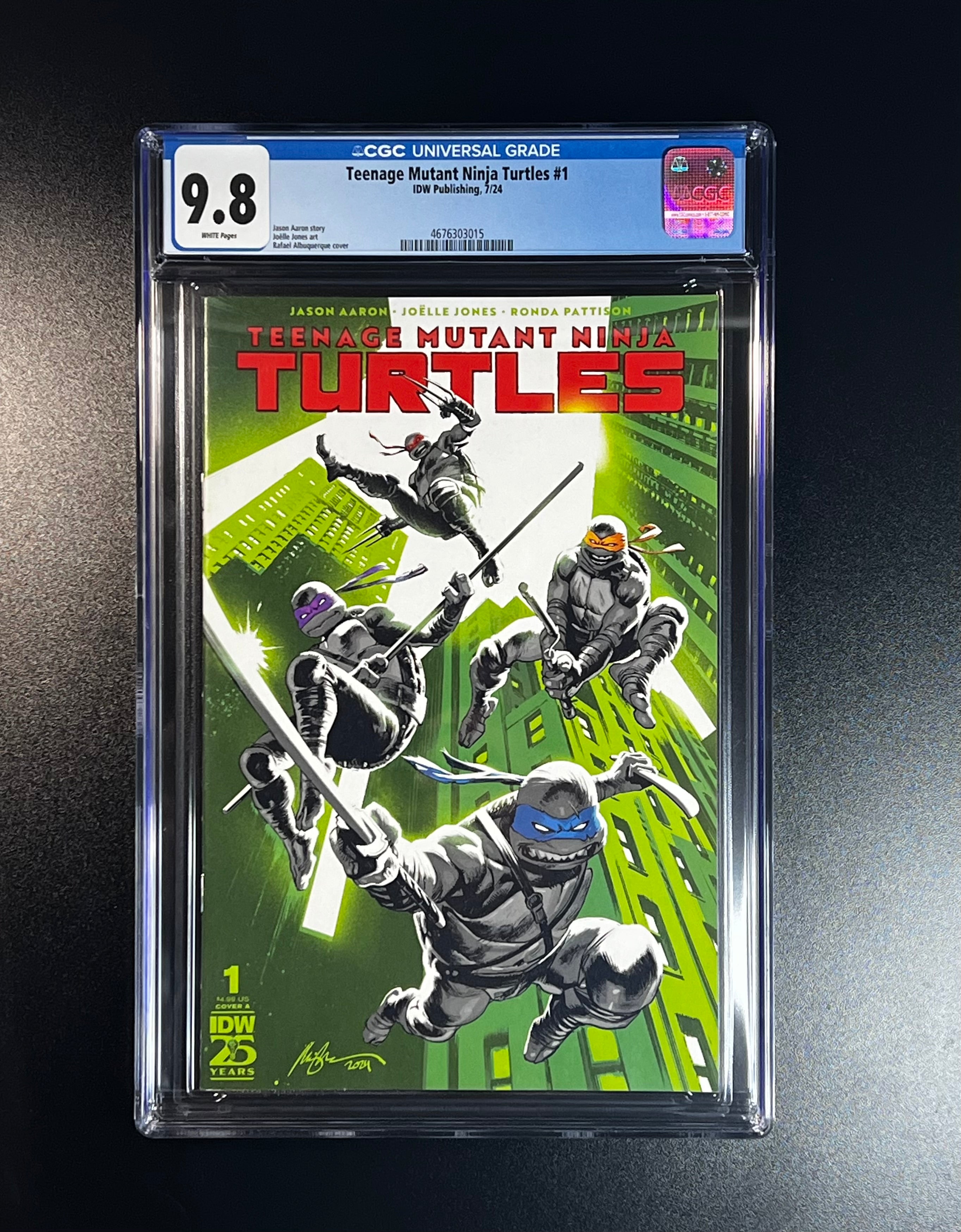 Teenage Mutant Ninja Turtles #1 *Cvr A 1st Print <Jason Aaron Story> - IDW Publishing 07/24 (CGC 9.8 White Pages)