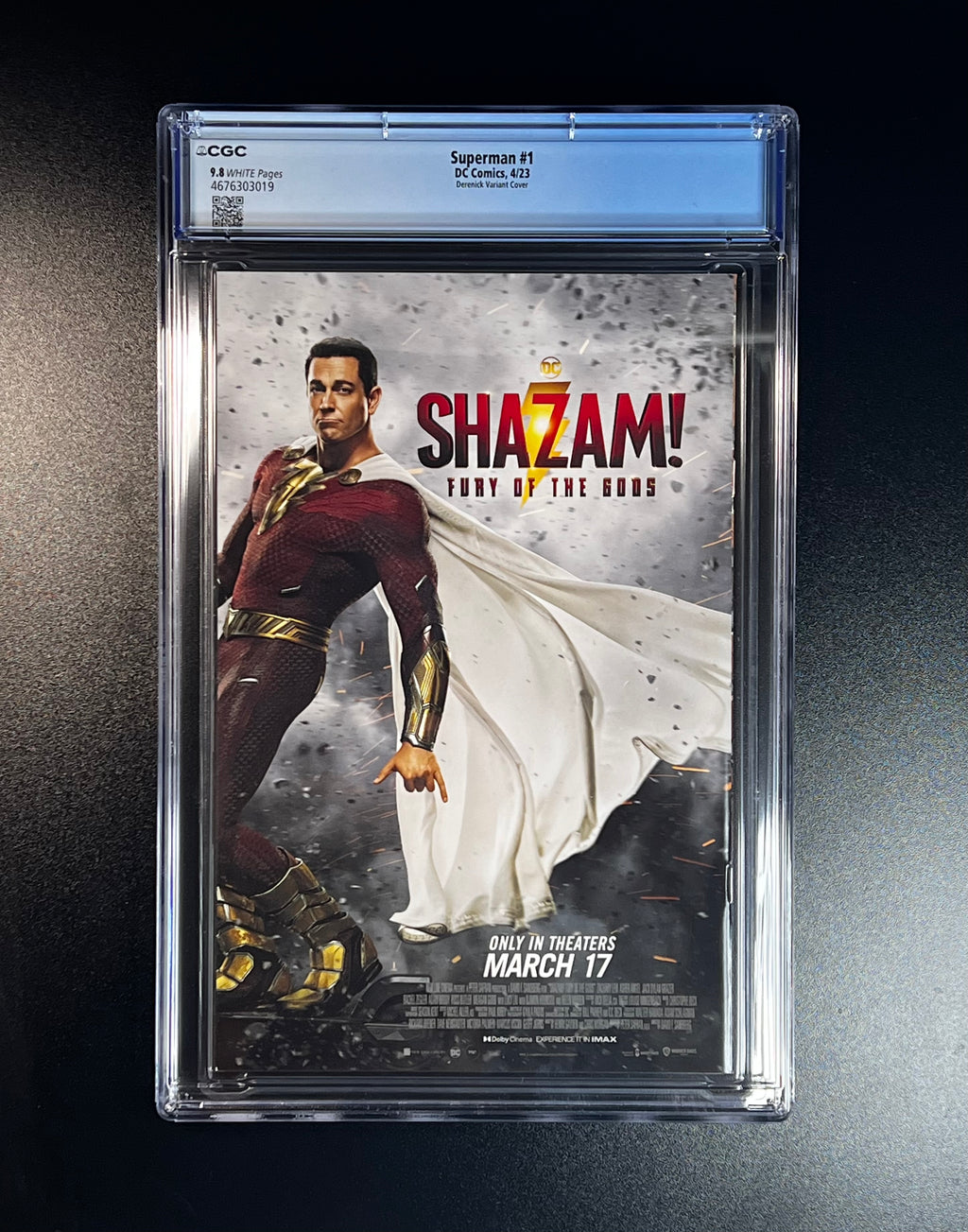 Superman #1 *Derenick Variant Cover - DC Comics 04/23 (CGC 9.8 White Pages)