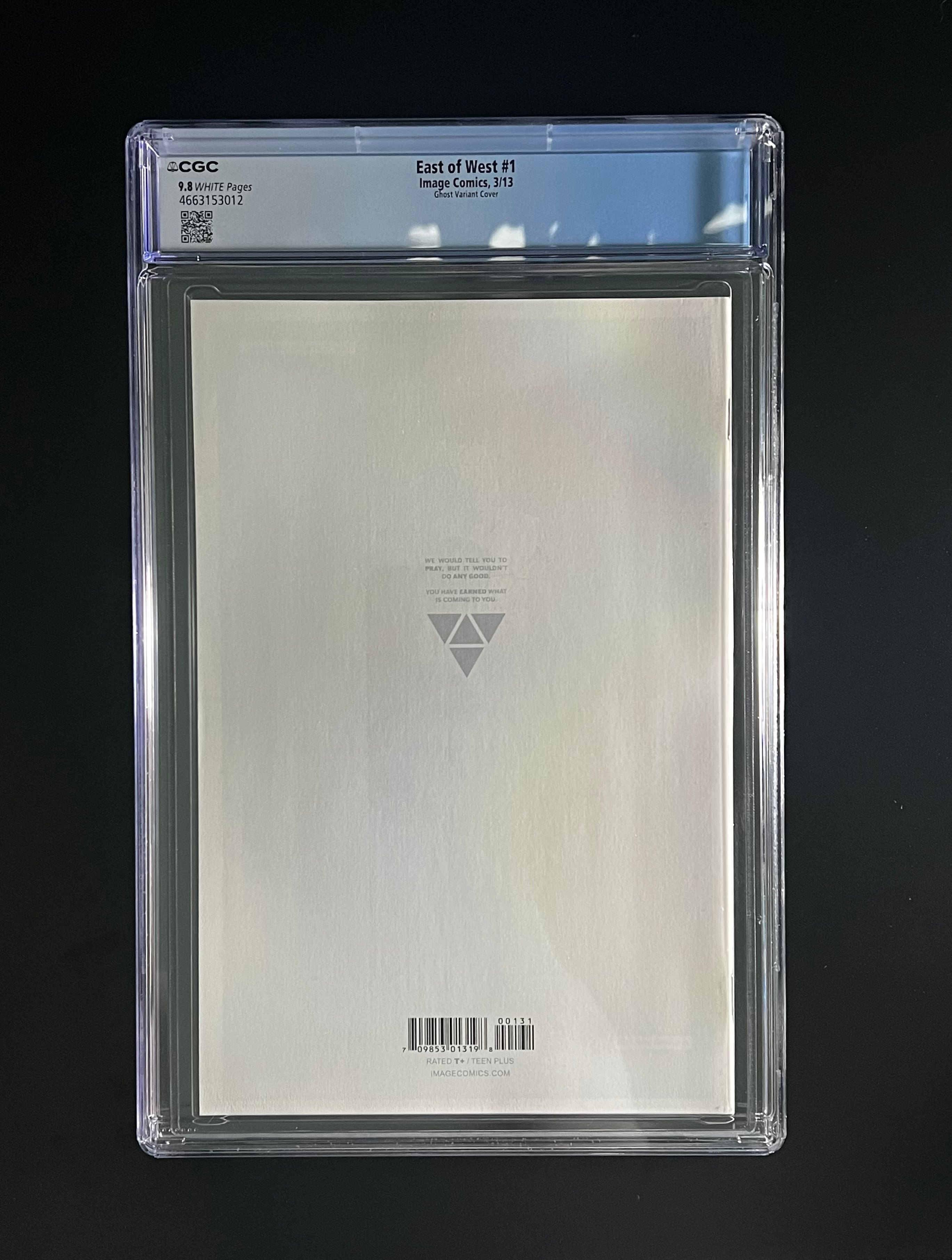 East of West #1 *Ghost Variant Cover - Image Comics 03/13 (CGC 9.8 White Pages)
