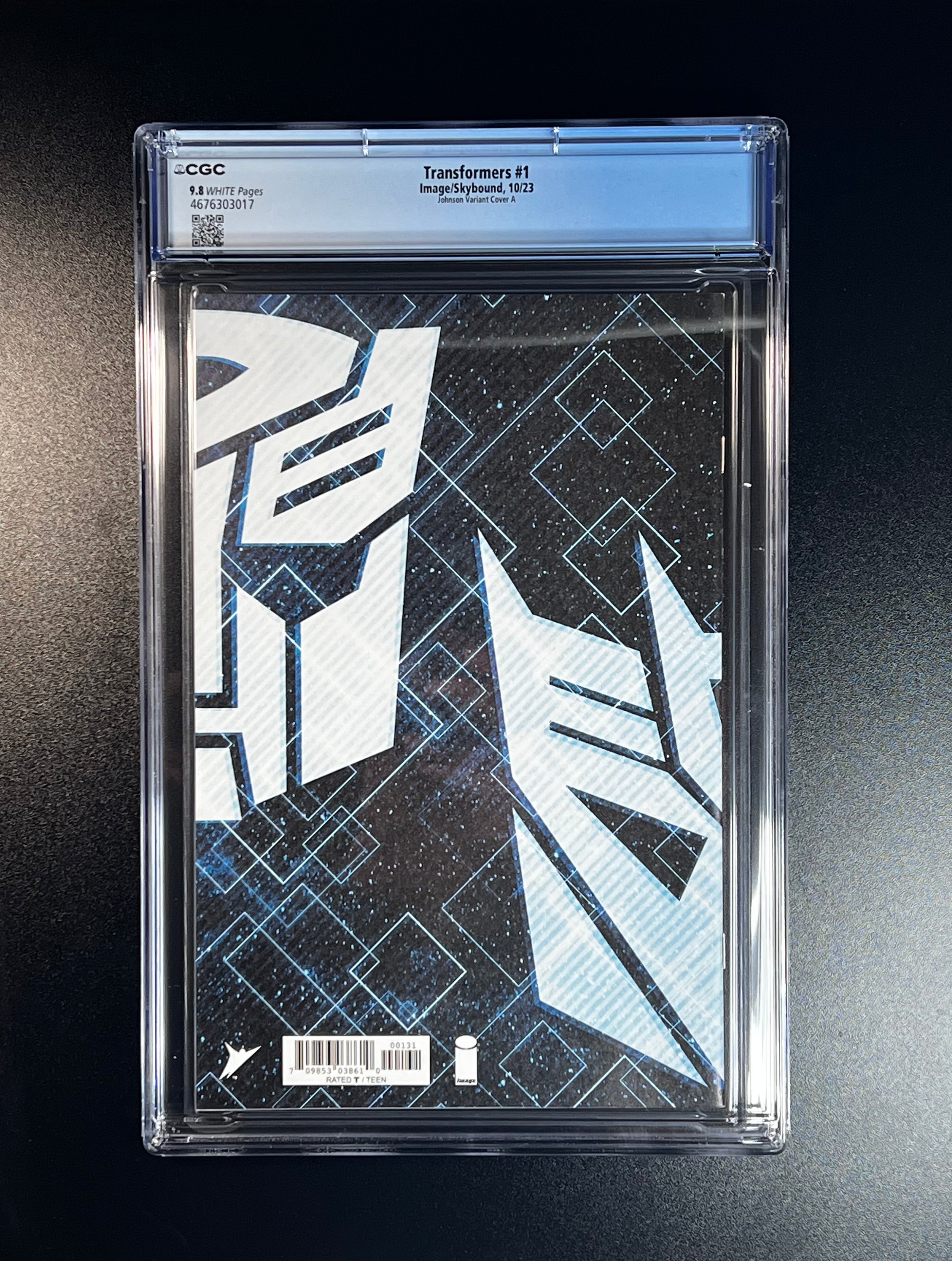 Transformers #1 *Cvr C Daniel Warren Johnson & Mike Spicer Variant - Image Comics 10/23 (CGC 9.8 White Pages)