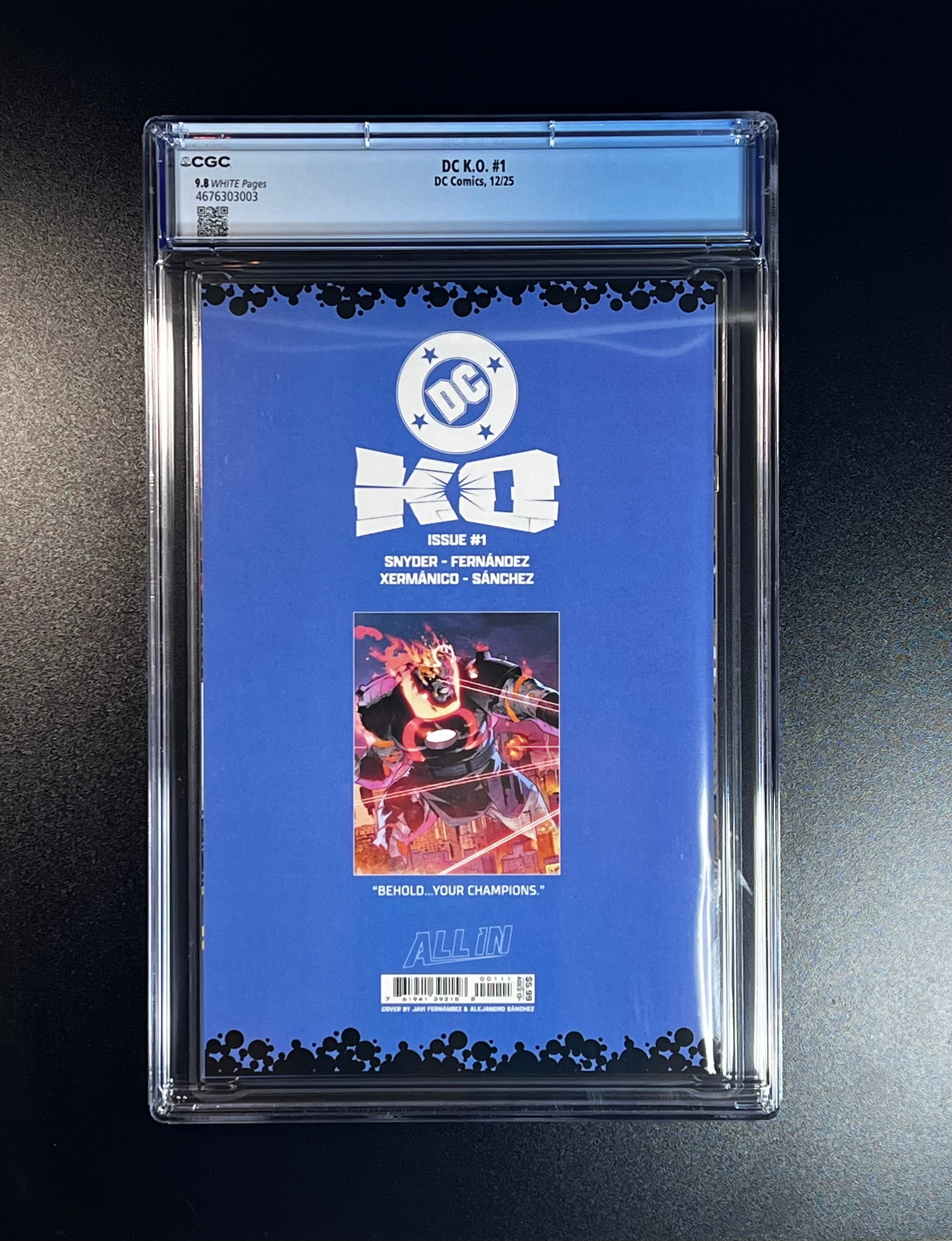 DC K.O. #1 *Cover A <Scott Snyder Story> - DC Comics 12/25 (CGC 9.8 White Pages)
