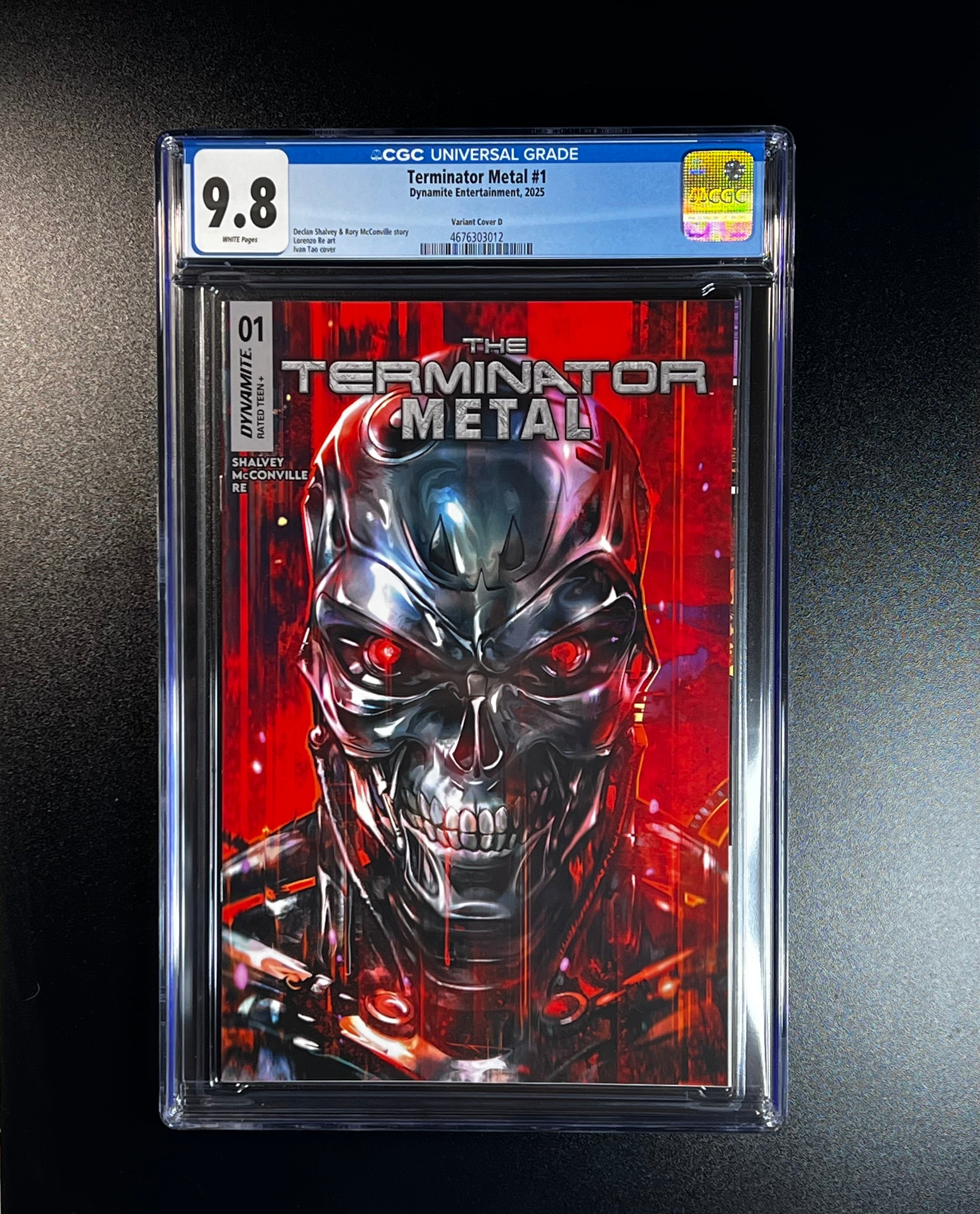 Terminator Metal #1 *Cvr D Ivan Tao Variant - Dynamite Entertainment 10/25 (CGC 9.8 White Pages)