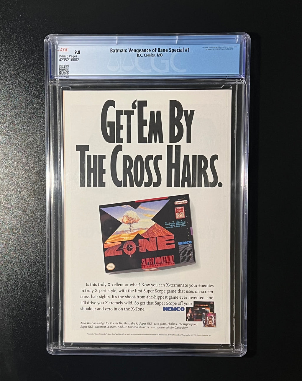 Batman: Vengeance of Bane Special #1 (1st Printing) - DC Comics 1/93 - (CGC 9.8 White Pages)