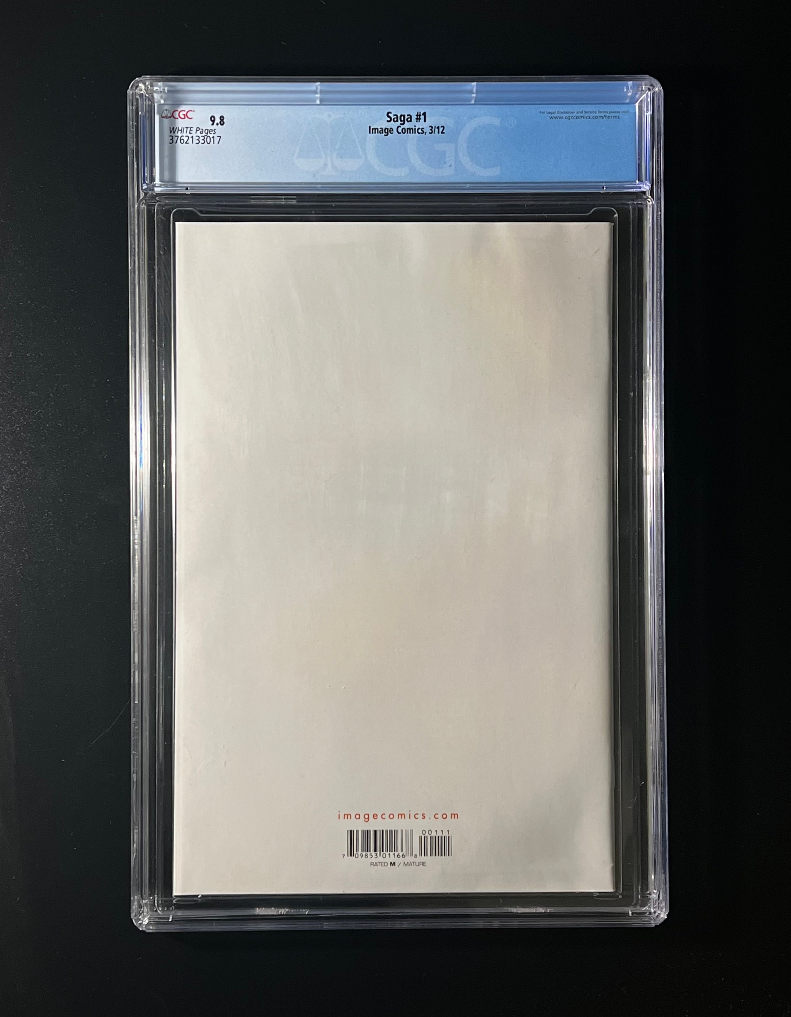 Saga #1 - 1st Print - Image Comics 3/12 (CGC 9.8 White Pages)