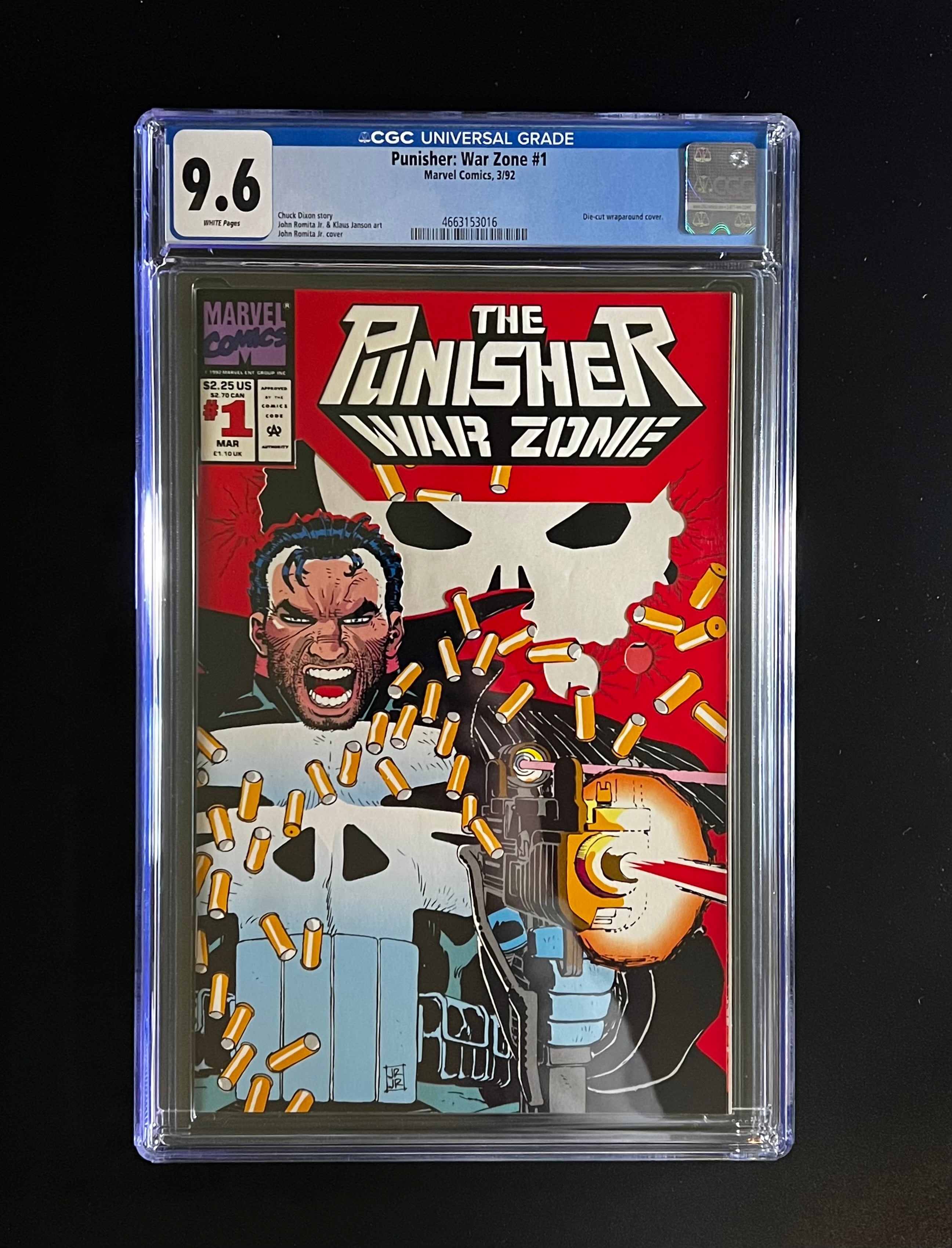 Punisher: War Zone #1 *John Romita Jr. Cover - Marvel 03/92 (CGC 9.6 White Pages)