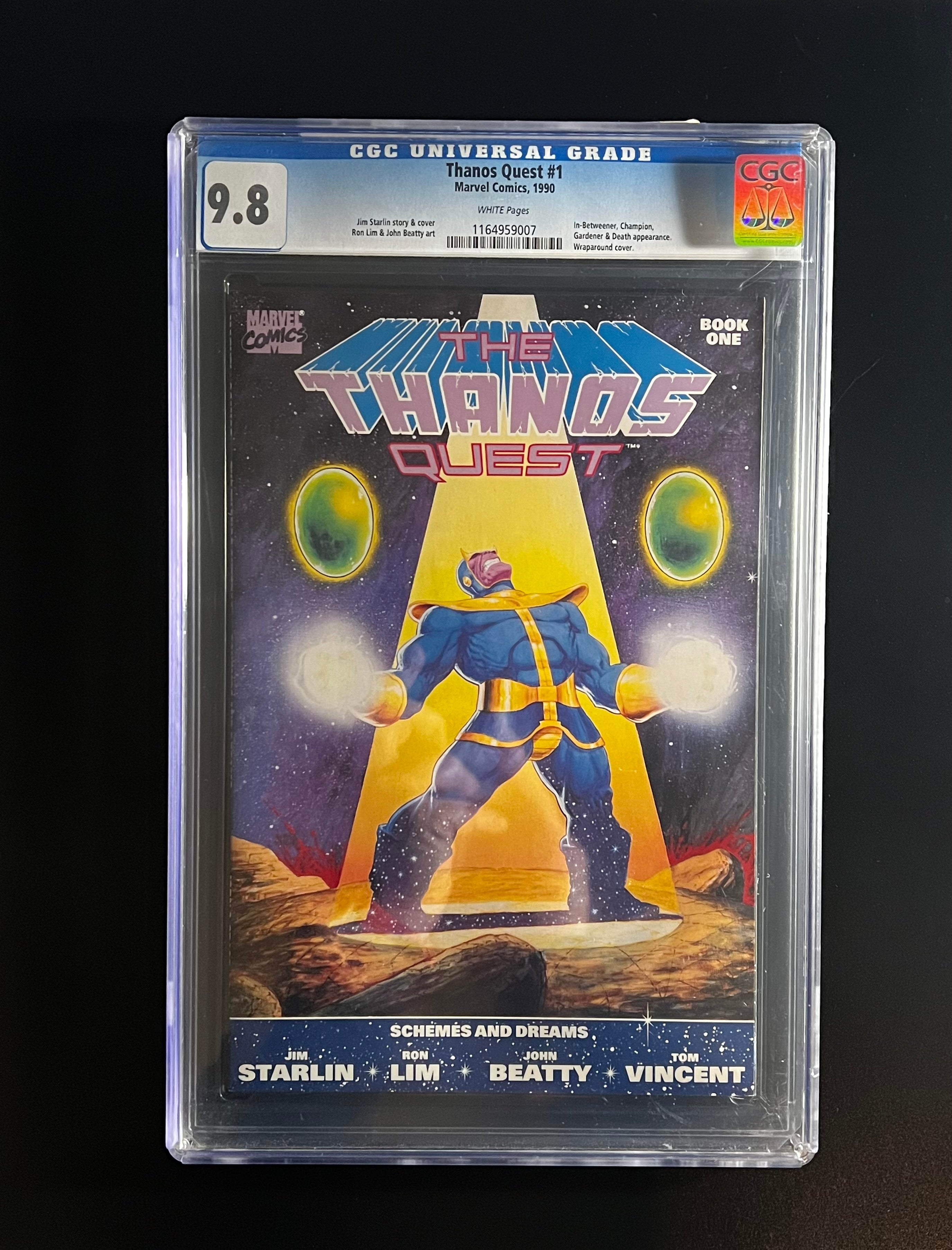 Thanos Quest #1 - Marvel 12/89 (CGC 9.8 White Pages)