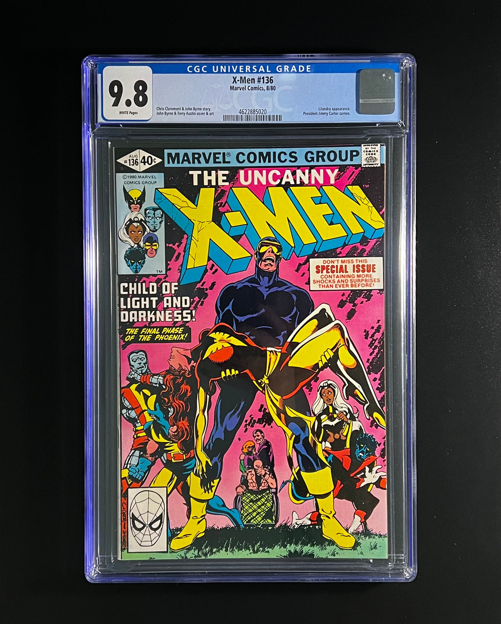 X-Men #136 *Chris Claremont Story - Marvel Comics 08/80 (CGC 9.8 White Pages)