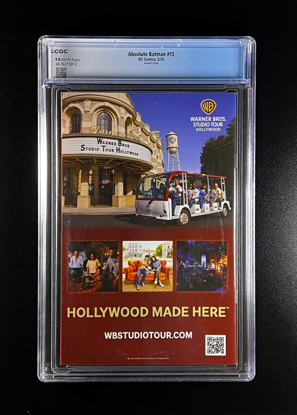 Absolute Batman #15 *Cvr B Jock Card Stock Variant - DC Comics 12/25 (CGC 9.8 White Pages)