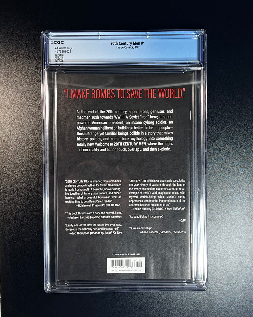 20th Century Men #1 *Deniz Camp Story - Image Comics 08/22 (CGC 9.8 White Pages)