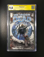 The Walking Dead #9 - 1st Print Image Comics 06/04 (CGC 9.8 Signature Series White Pages) Signed by Robert Kirkman & Sign & Sketch by Cliff Rathburn