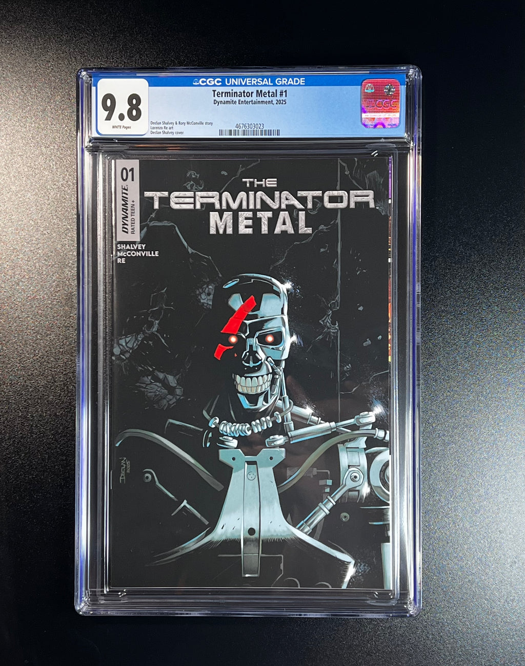 Terminator Metal #1 - Dynamite Entertainment 10/25 (CGC 9.8 White Pages)