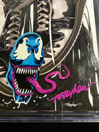 Venom #1 *East Side Comics "Virgin" Edition - Marvel 10/21 - (CGC 9.8 Signature Series White Pages) Signed & Sketch by Mike Mayhew