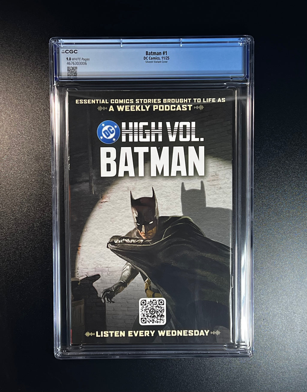 Batman #1 *Cover C Marc Silvestri Card Stock Variant - DC Comics 09/25 (CGC 9.8 White Pages)