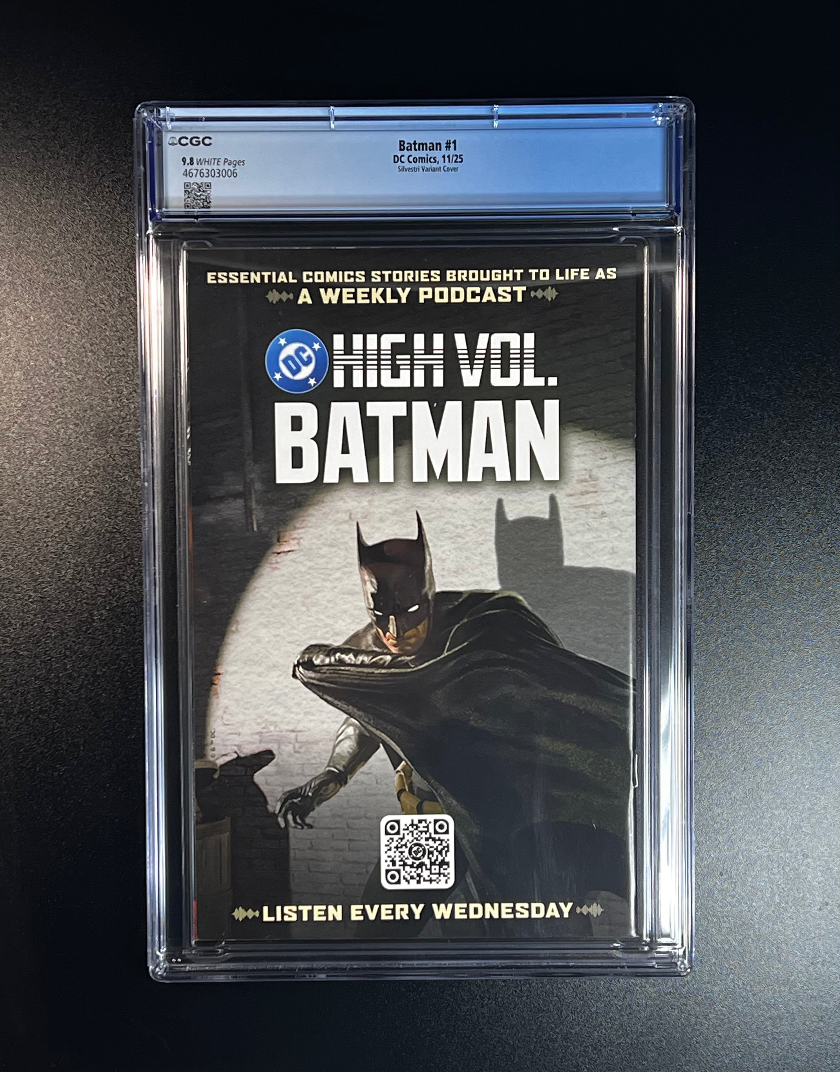 Batman #1 *Cover C Marc Silvestri Card Stock Variant - DC Comics 09/25 (CGC 9.8 White Pages)