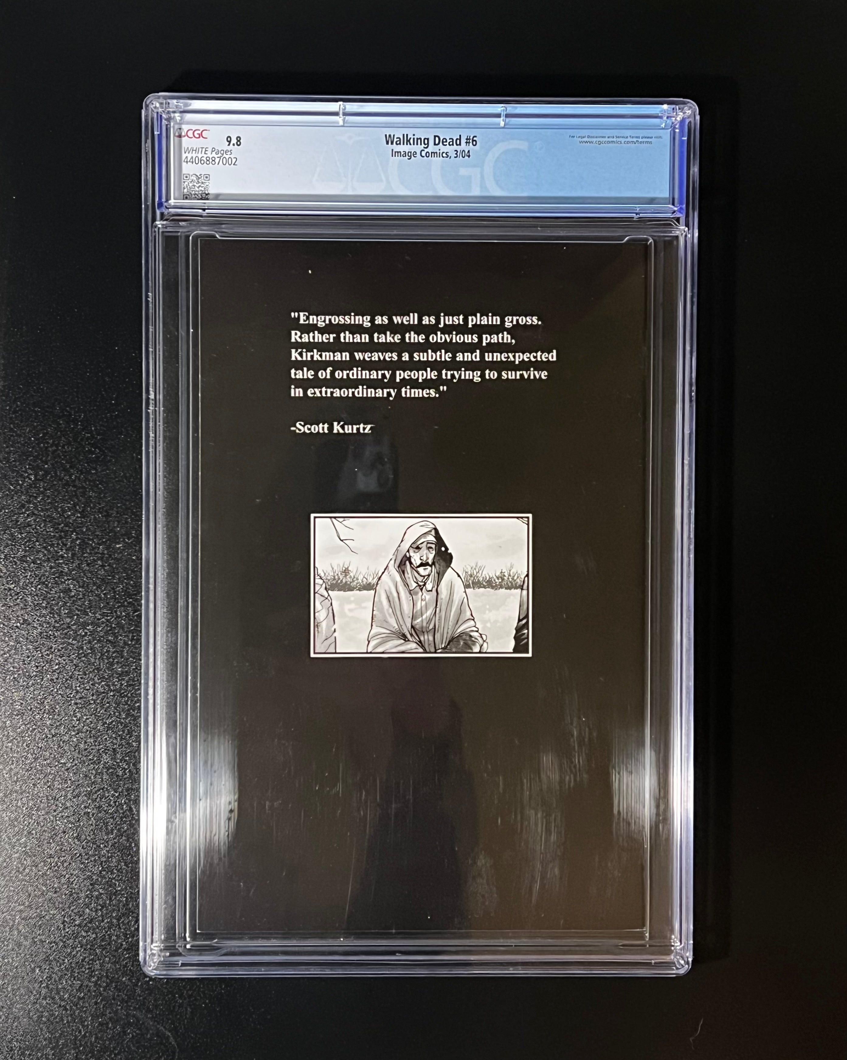 The Walking Dead #6 - 1st Print - Image Comics 03/04 (CGC 9.8 White Pages)