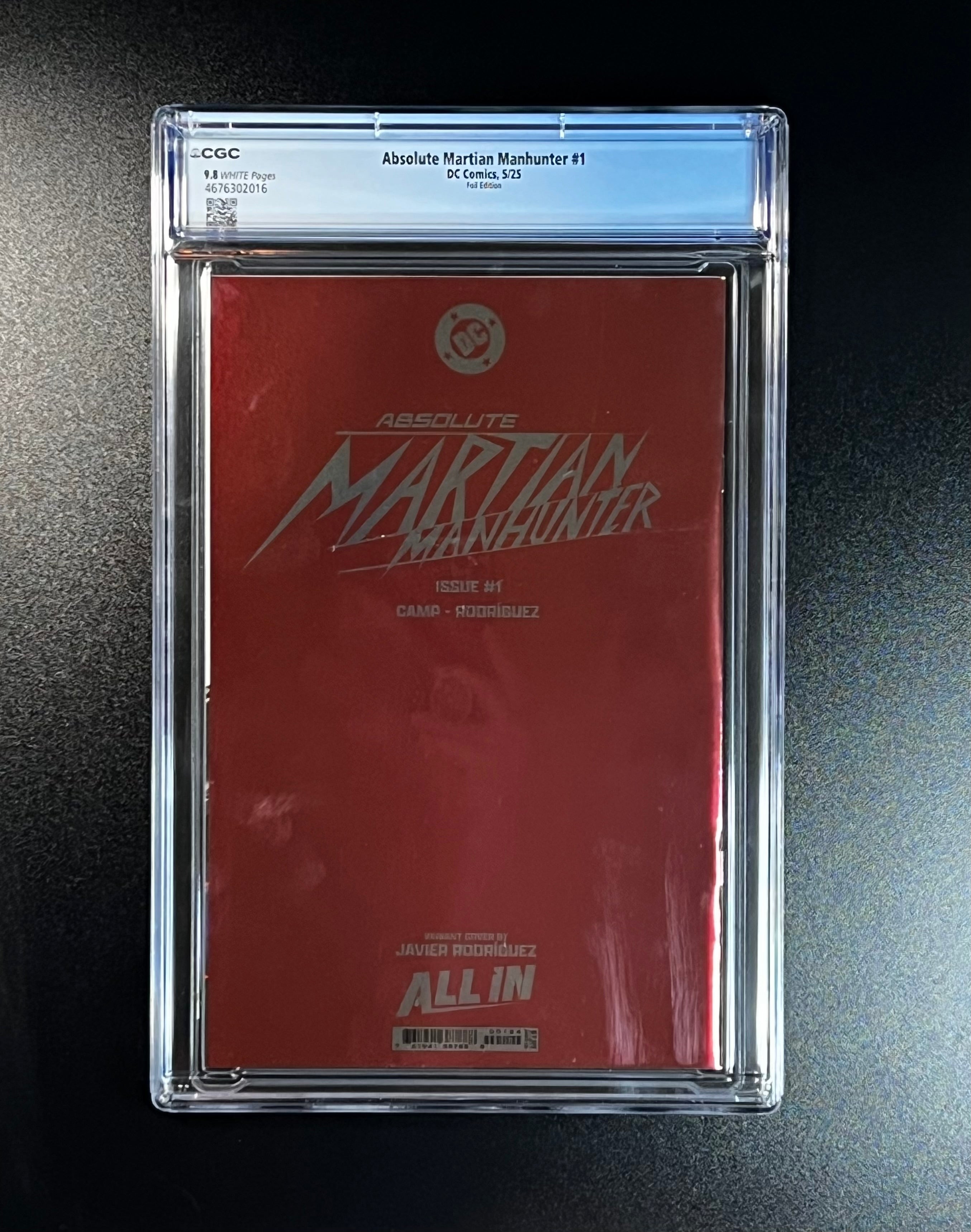 Absolute Martian Manhunter #1 *Foil Logo Edition - DC Comics 05/25 (CGC 9.8 White Pages)