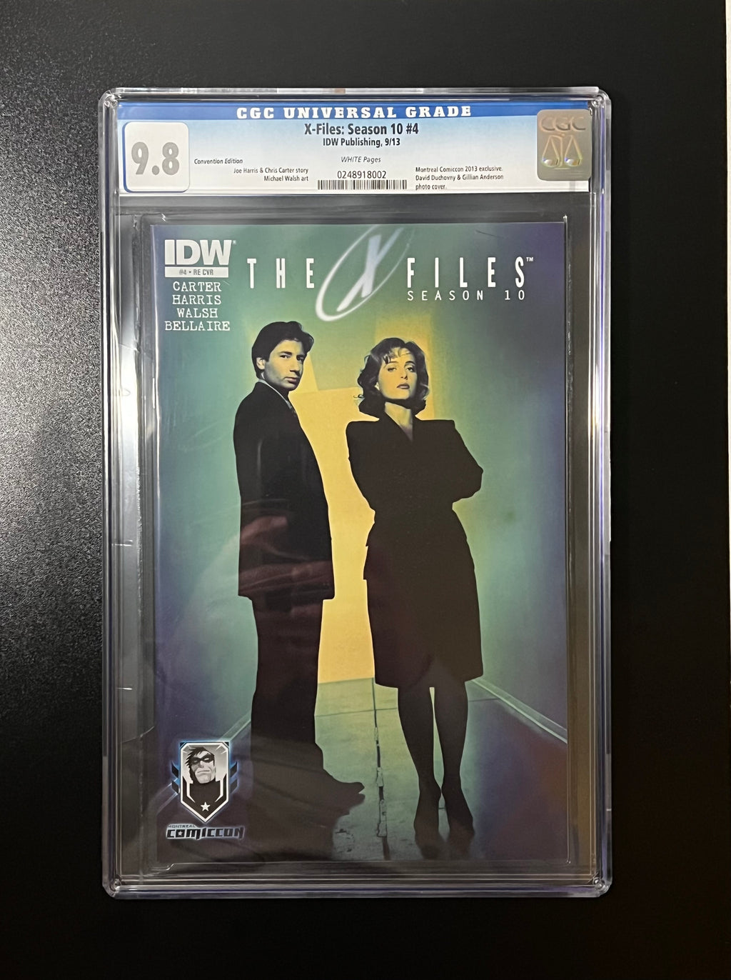 X-Files: Season 10 #4 *Convention Edition - IDW Publishing 09/13 (CGC 9.8 White Pages)
