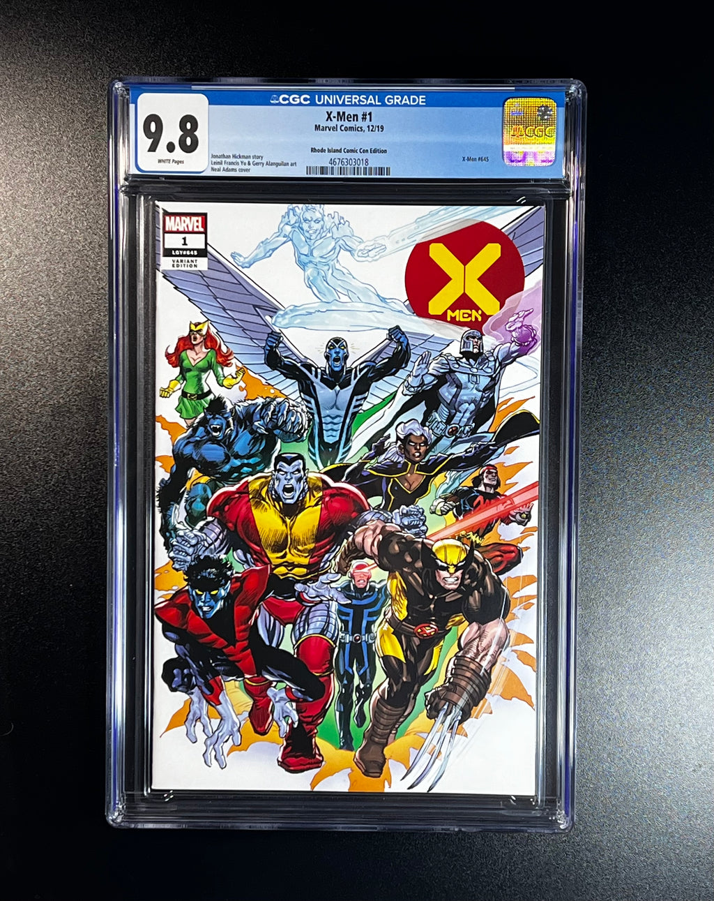X-Men #1 *Rhode Island Comic Con Edition <Jonathan Hickman Story & Neal Adams Cover>- Marvel Comics 12/19 (CGC 9.8 White Pages)