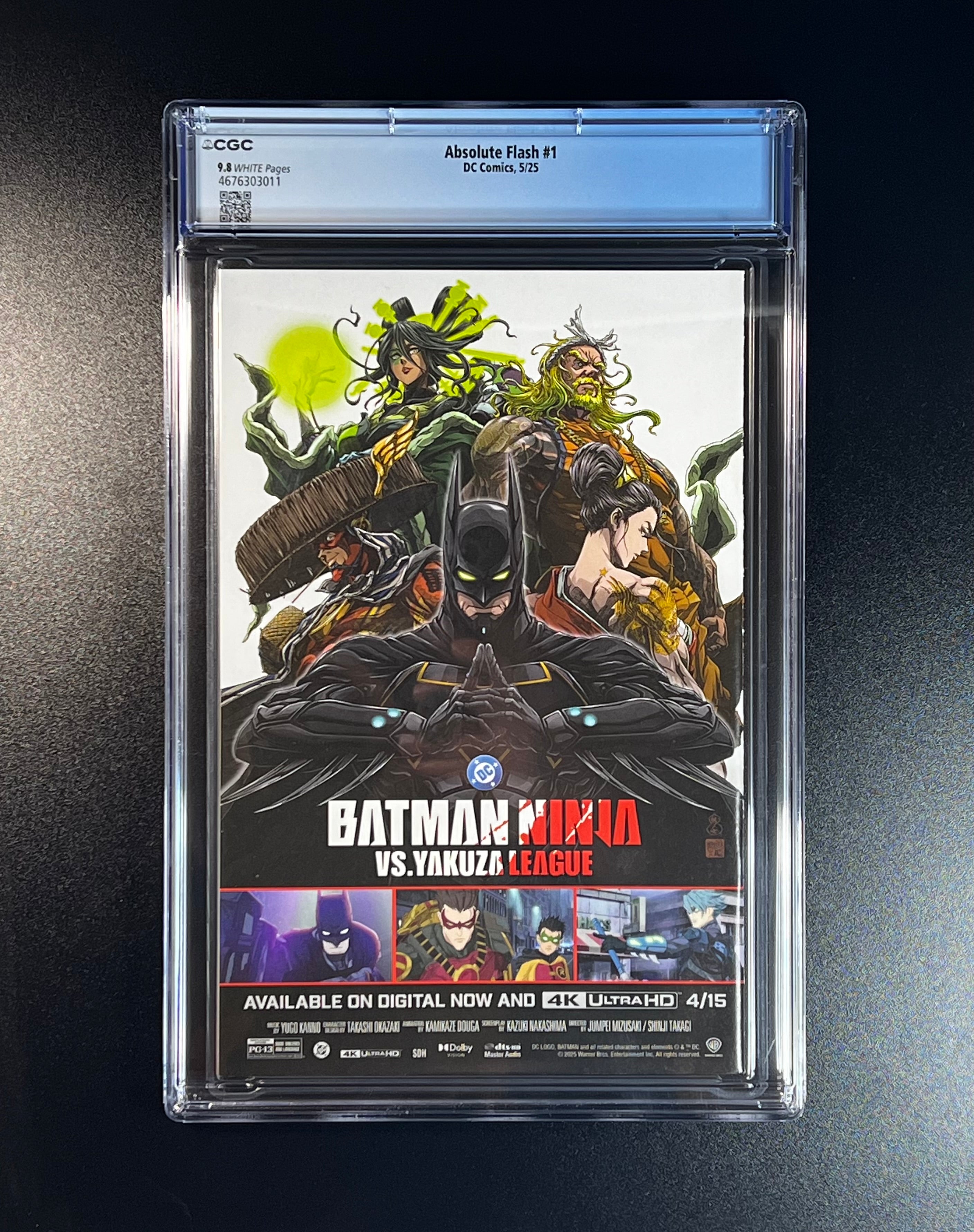 Absolute Flash #1 *Cover A 1st Print - DC Comics 05/25 (CGC 9.8 White Pages)